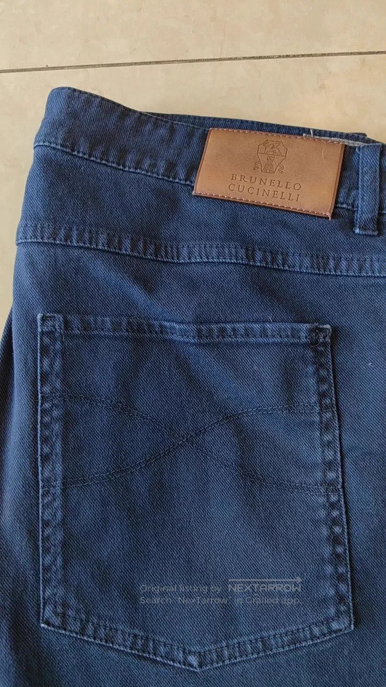 Brunello Cucinelli Brunello Cucinelli Blue Denim Jeans. Size US 34 / EU 50 - 4 Thumbnail