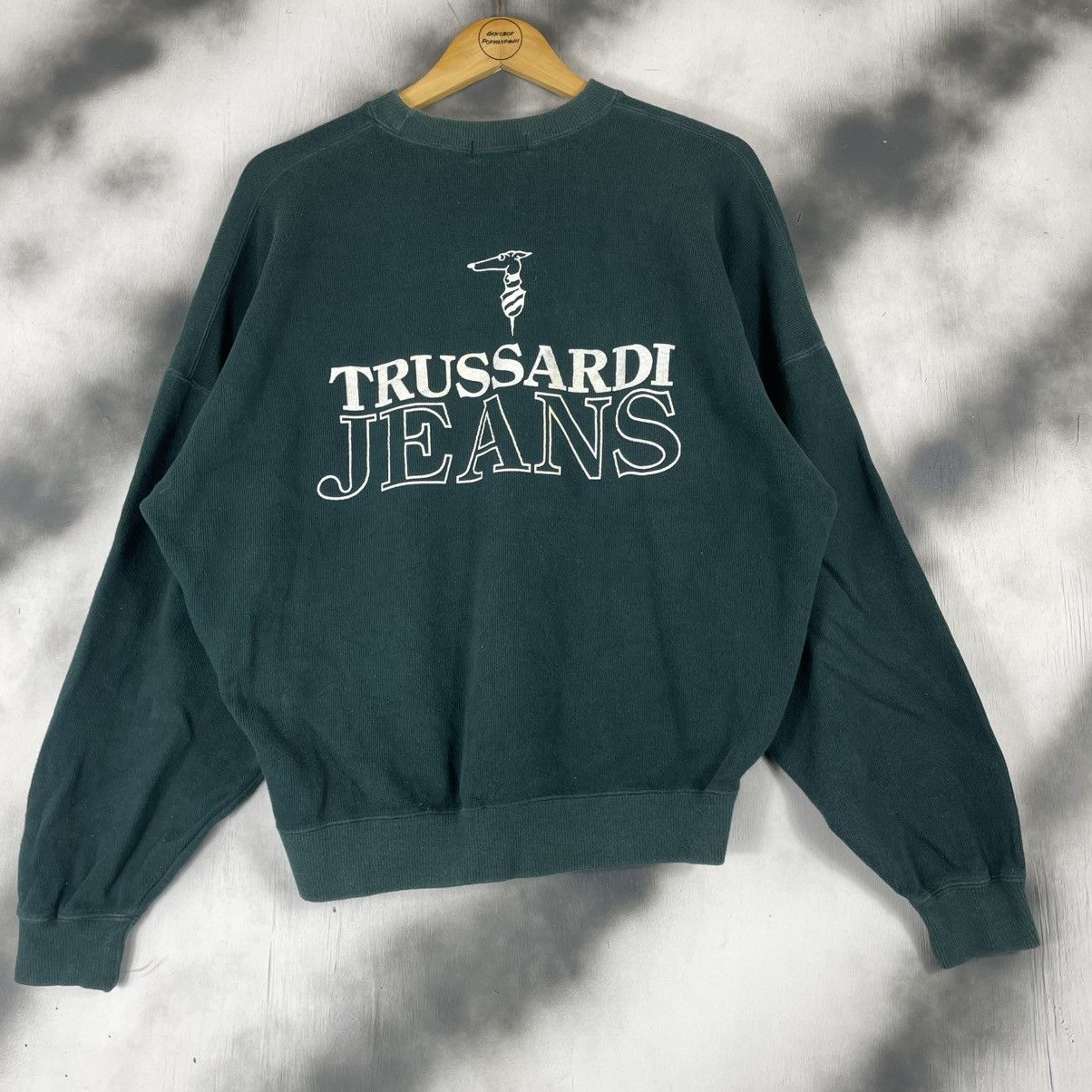 Trussardi Trussardi Jeans Big Logo Sweatshirt Size US M / EU 48-50 / 2 - 1 Thumbnail