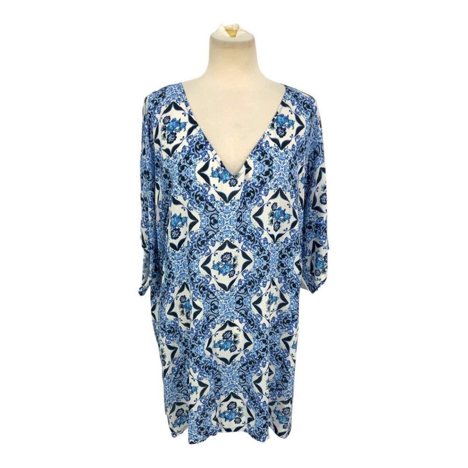 Jantzen Jantzen Sunset Ceramic Tunic Coverup Medium NWOT $89 MSRP Size M / US 6-8 / IT 42-44 - 2 Thumbnail