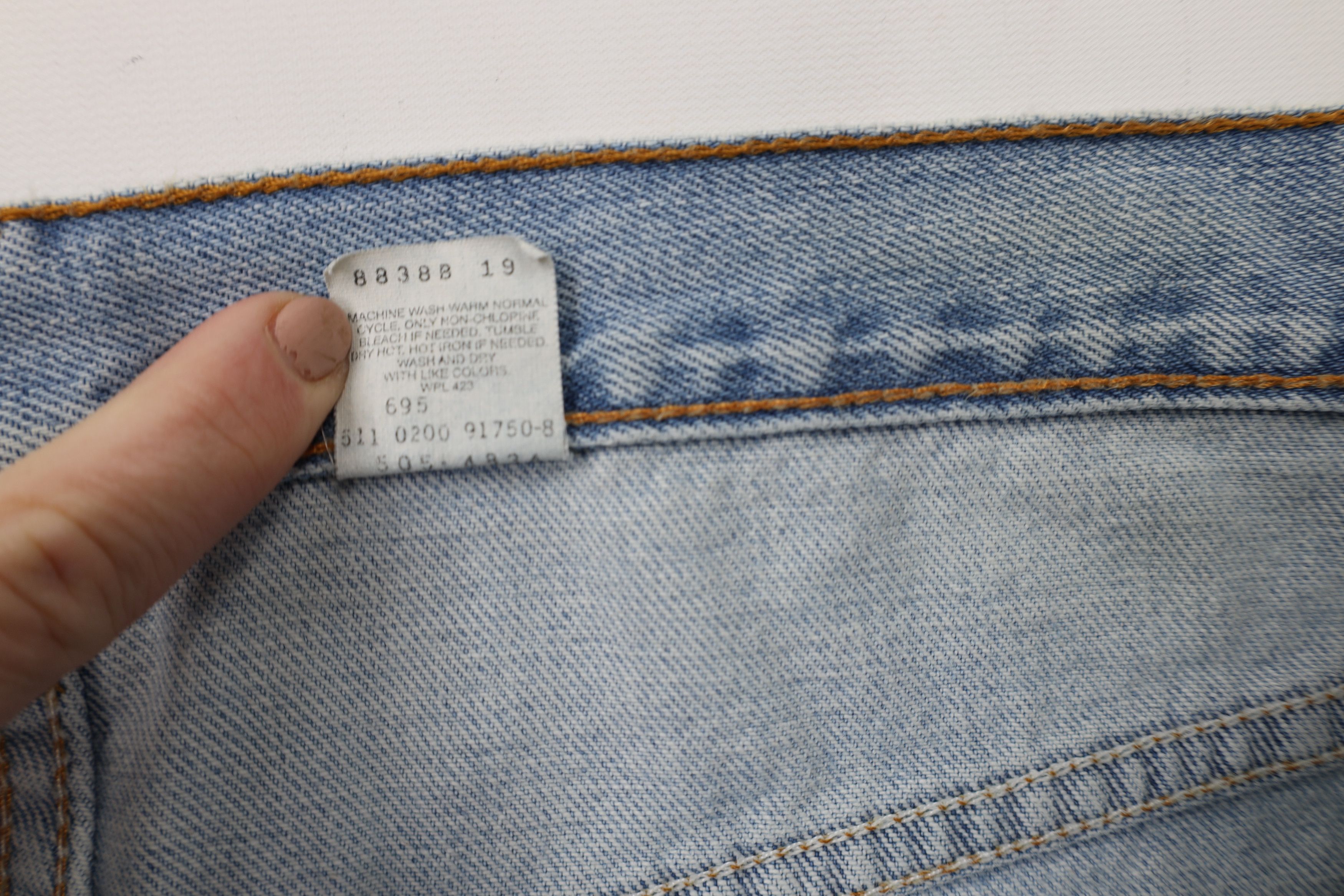 Levi's × Vintage Vintage Y2K 2000 Levis 505 Regular Fit Denim Jeans USA Size US 38 / EU 54 - 6 Thumbnail