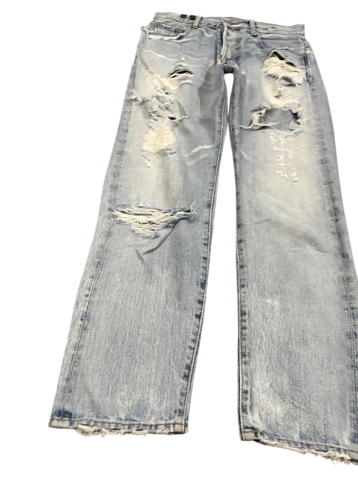 Japanese Brand Vintage RNA.Inc Button Fly Distressed Denim Size US 31 - 4 Thumbnail