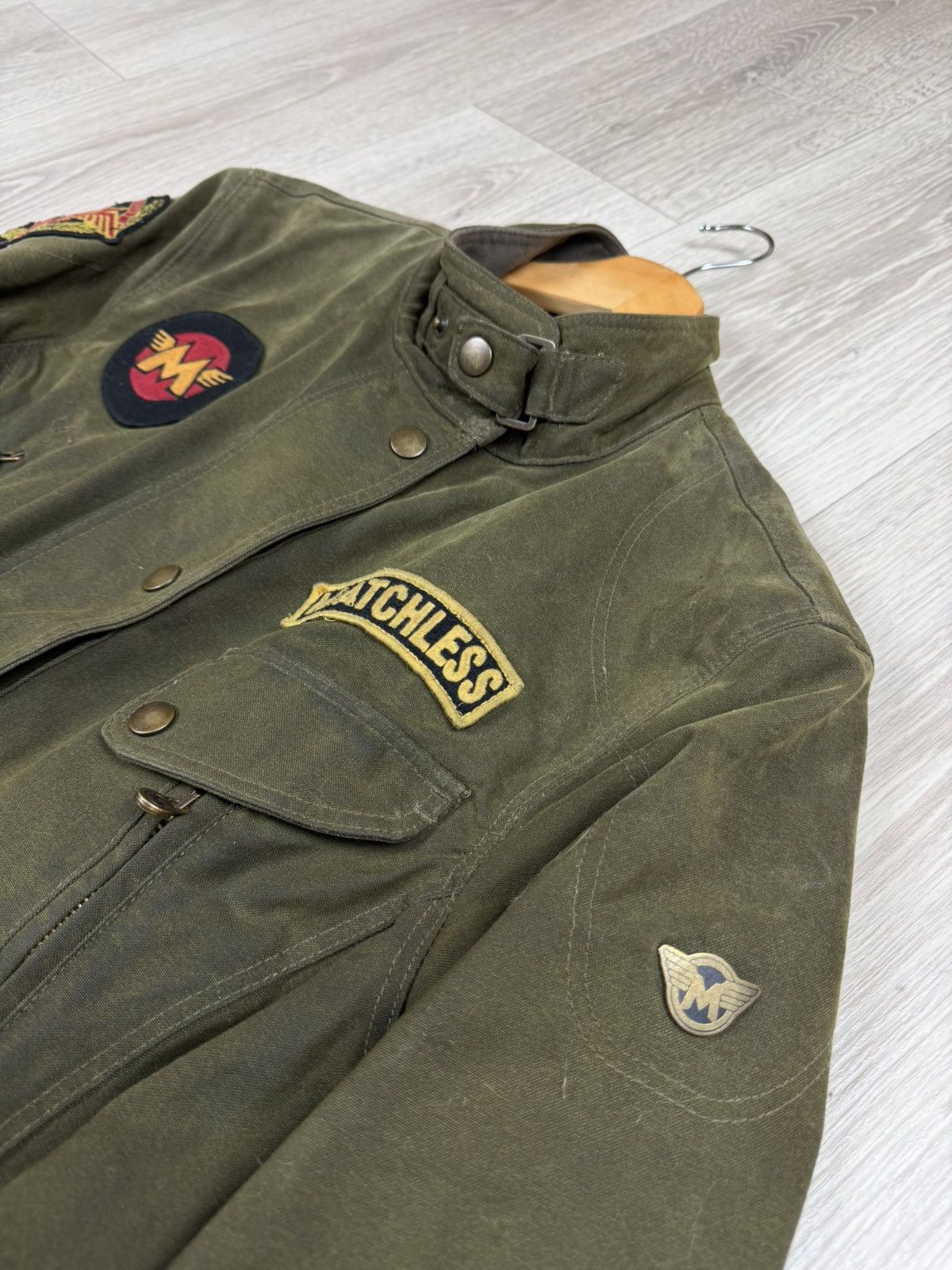 Matchless Matchless Miss Diana Military Green Jacket Size M / US 6-8 / IT 42-44 - 5 Thumbnail