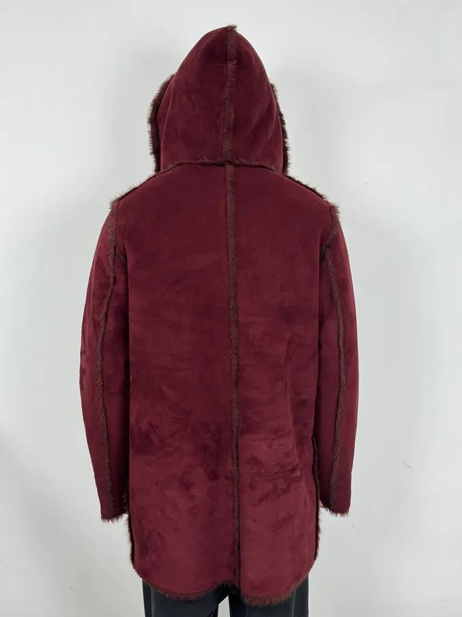 Balmain 2000s Balmain Red Reversible Fur Coat Size US M / EU 48-50 / 2 - 4 Thumbnail