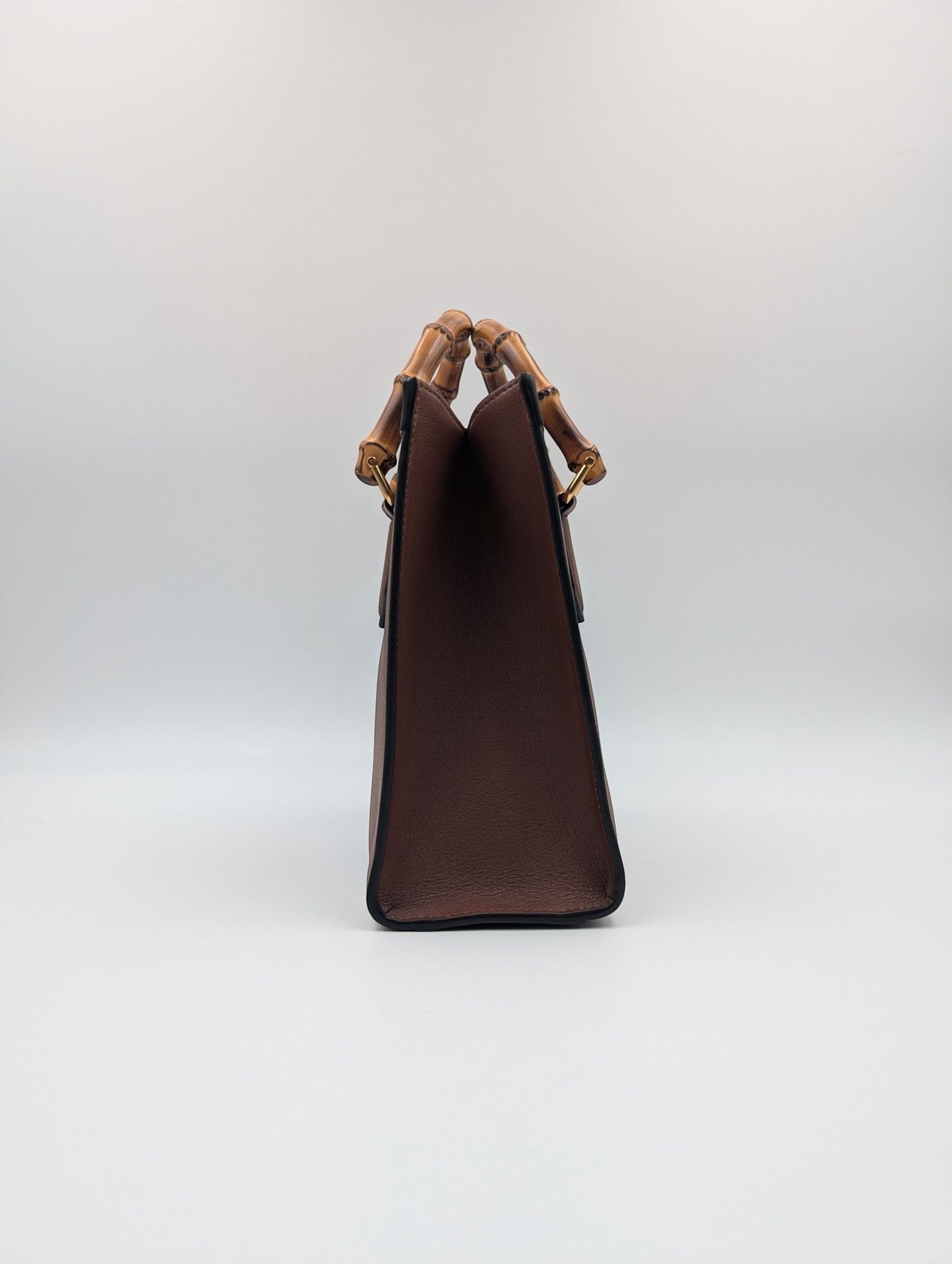 Gucci Brown Diana Tote Bag With Bamboo Handle Size ONE SIZE - 4 Thumbnail