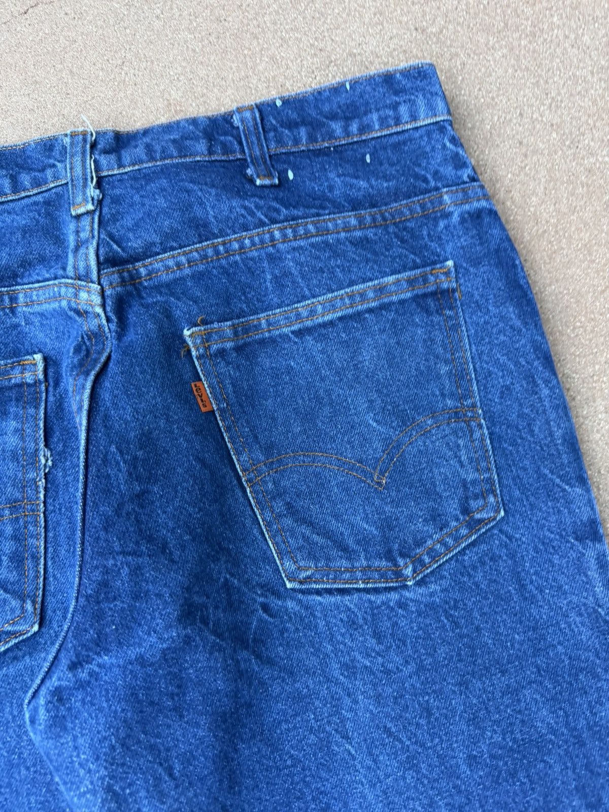 Levi's Vtg 80’s Levi’s 684 Orange Tab Bellbottom Flare Jeans 36x29 Size US 36 / EU 52 - 8 Thumbnail