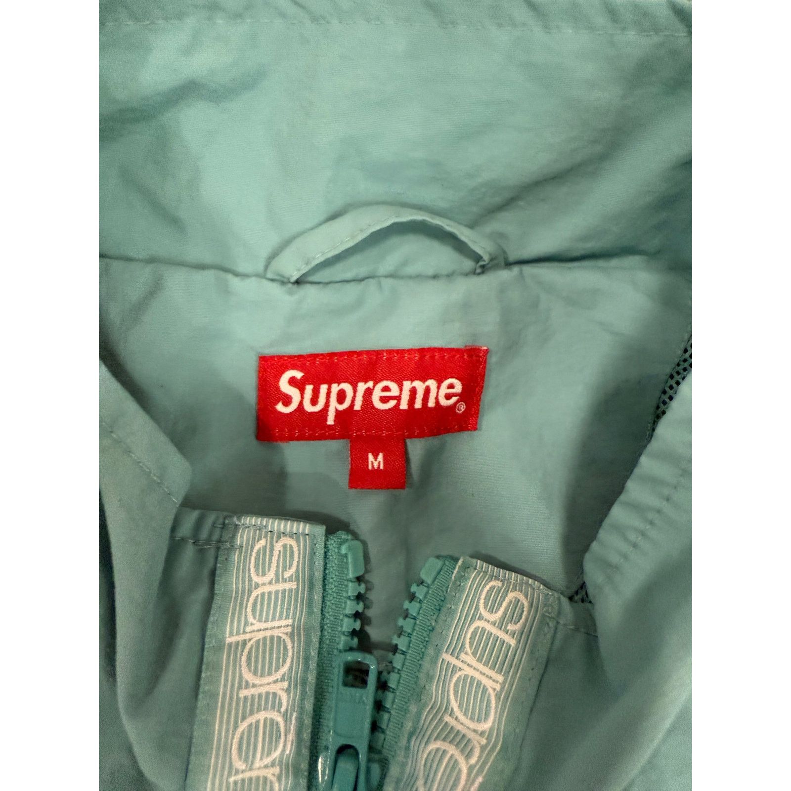 Supreme Supreme Light Blue Classic Logo Taping Track Jacket | M Size US M / EU 48-50 / 2 - 7 Thumbnail