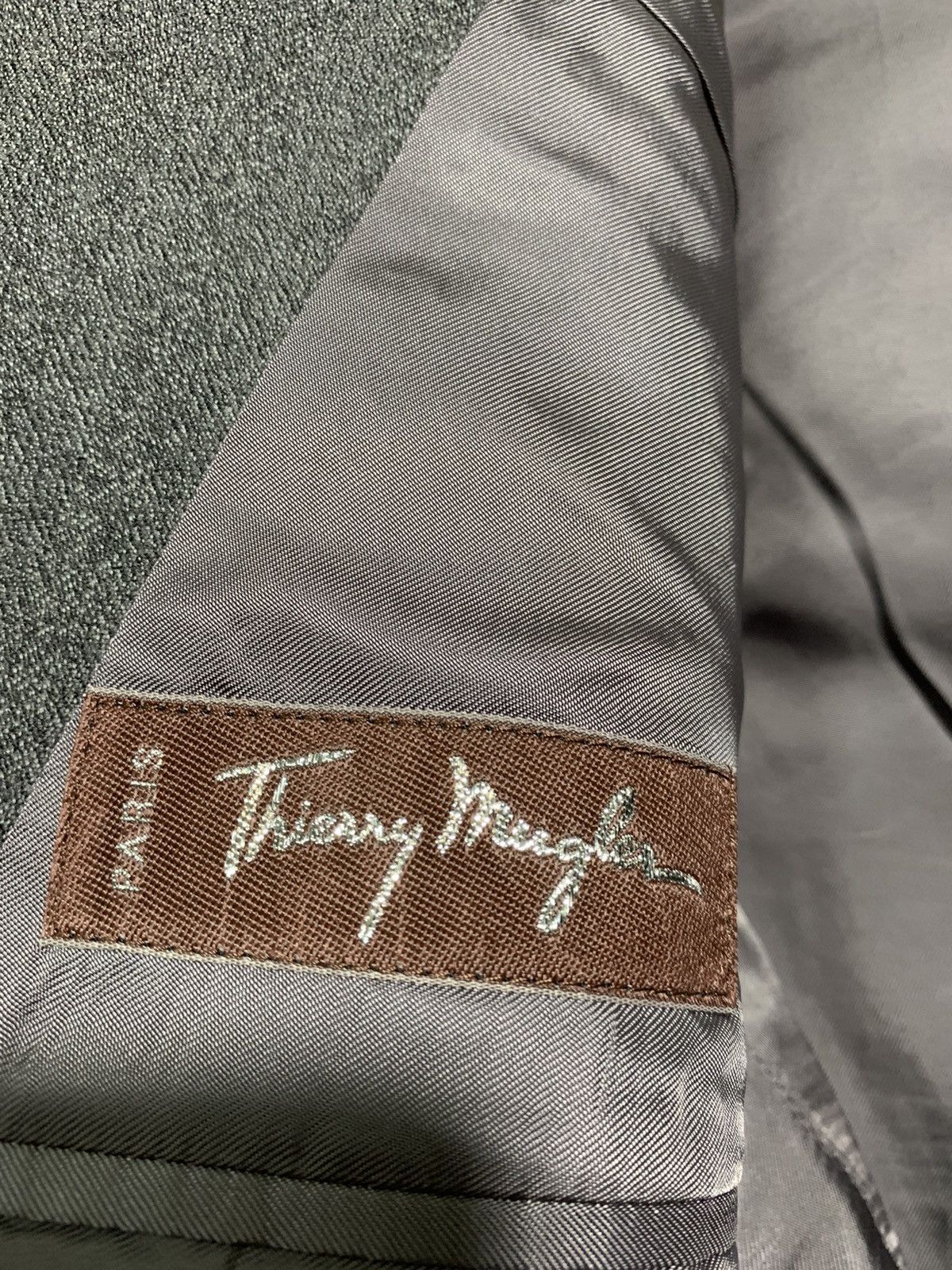 Thierry Mugler 🔥THIERRY MUGLER GREY MENS BLAZER JACKET Size US M / EU 48-50 / 2 - 9 Thumbnail