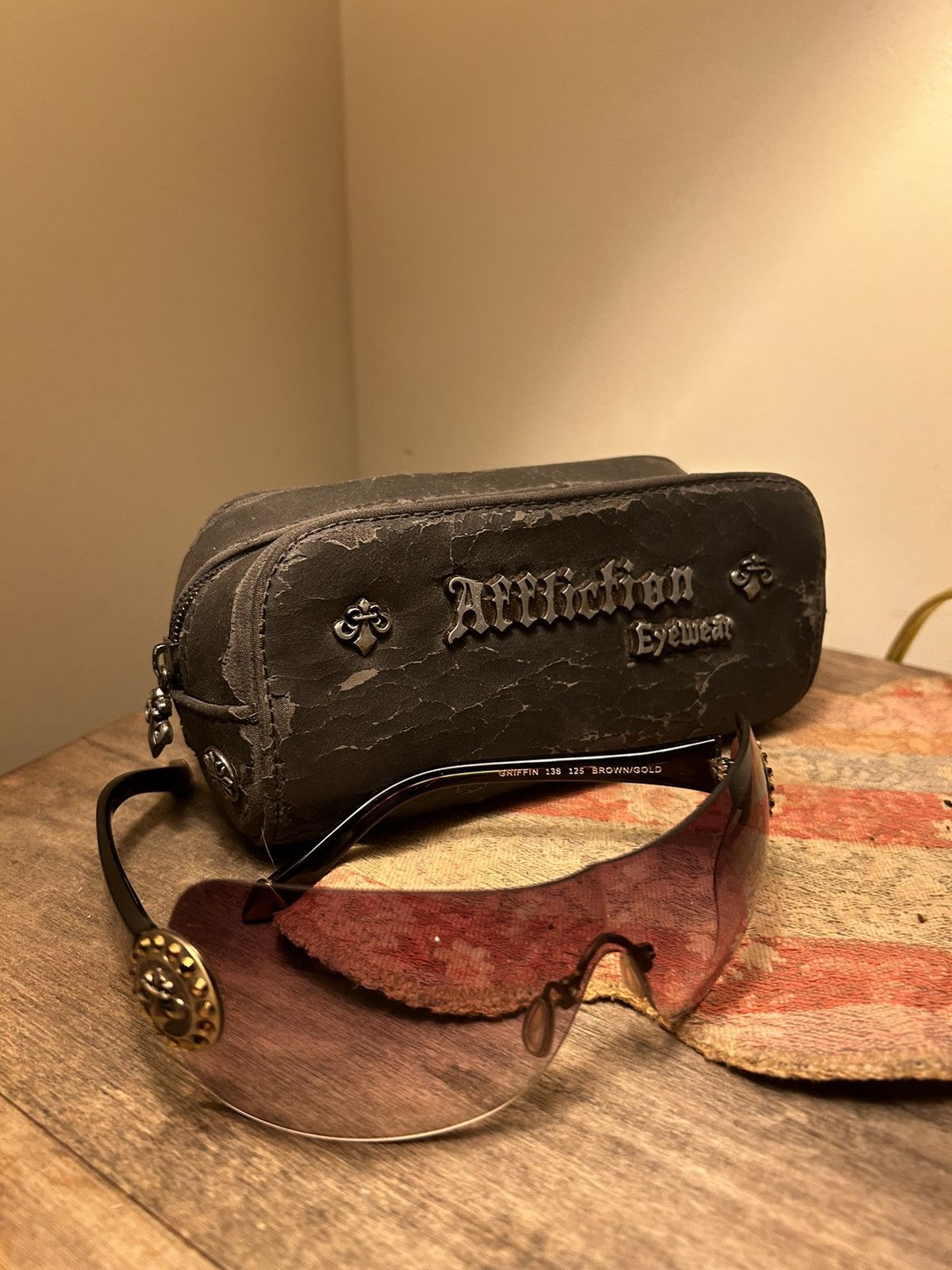 Affliction × Japanese Brand × Vintage Rare Affliction collectors edition 2000s club shades Size ONE SIZE - 1 Thumbnail
