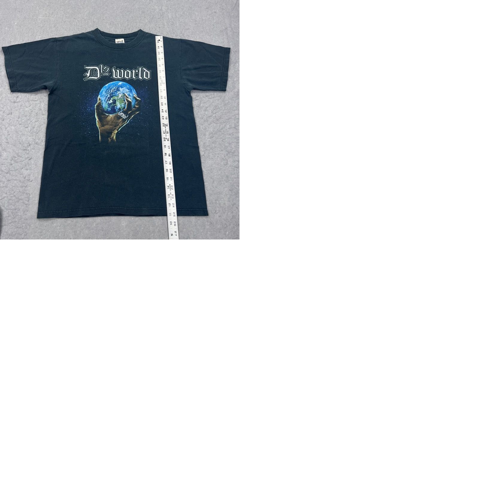 Anvil VINTAGE Eminem Shirt Mens M Black D12 World 2004 Slim Shady Rap Tee Hip Hop Short Sleeve Crew Neck Graphic Print Logo 90s Grunge Retro Music Size US M / EU 48-50 / 2 - 9 Thumbnail