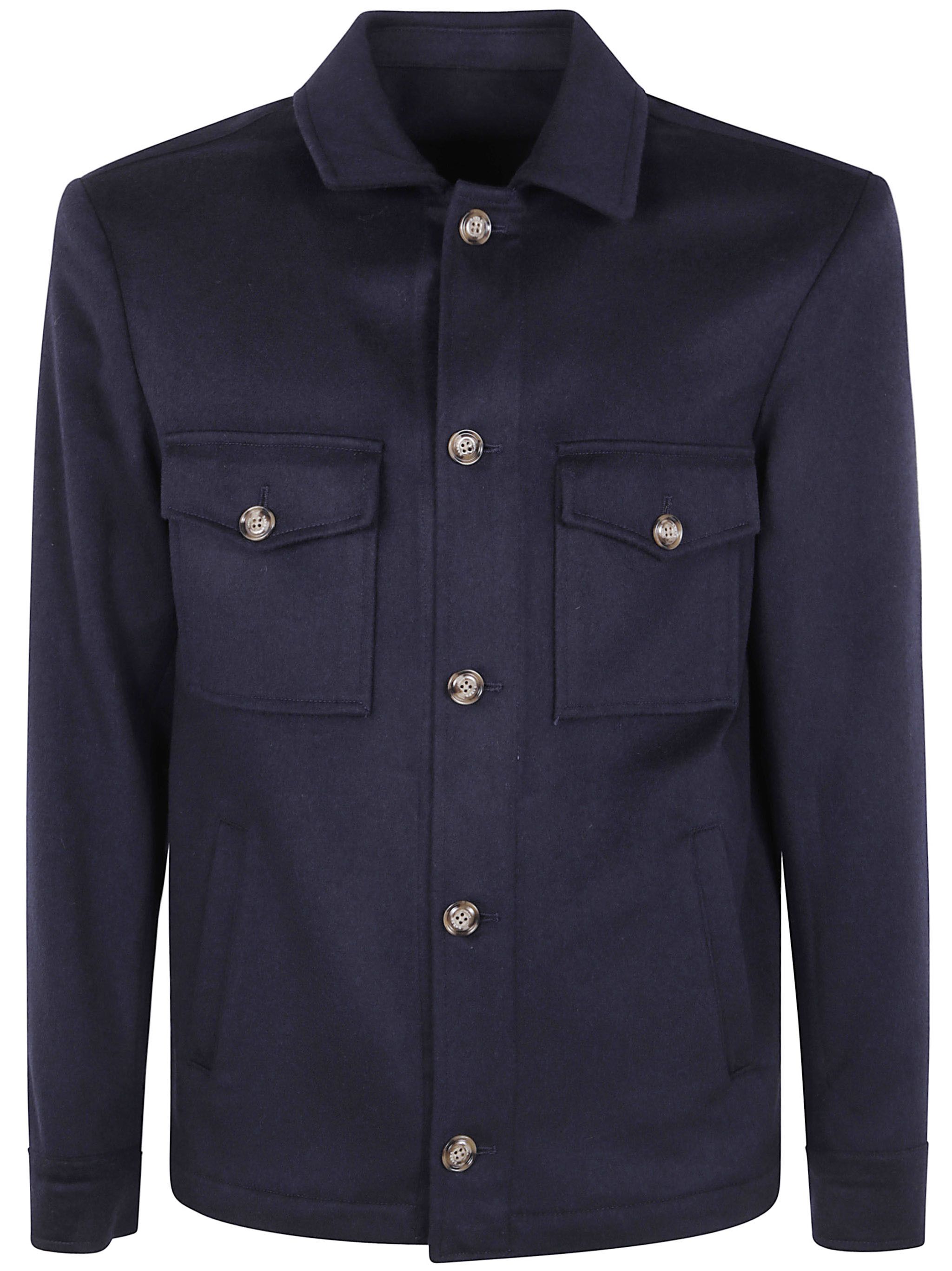 Barba Napoli "PARK" SHIRT JACKET Size US XL / EU 56 / 4 - 1 Thumbnail