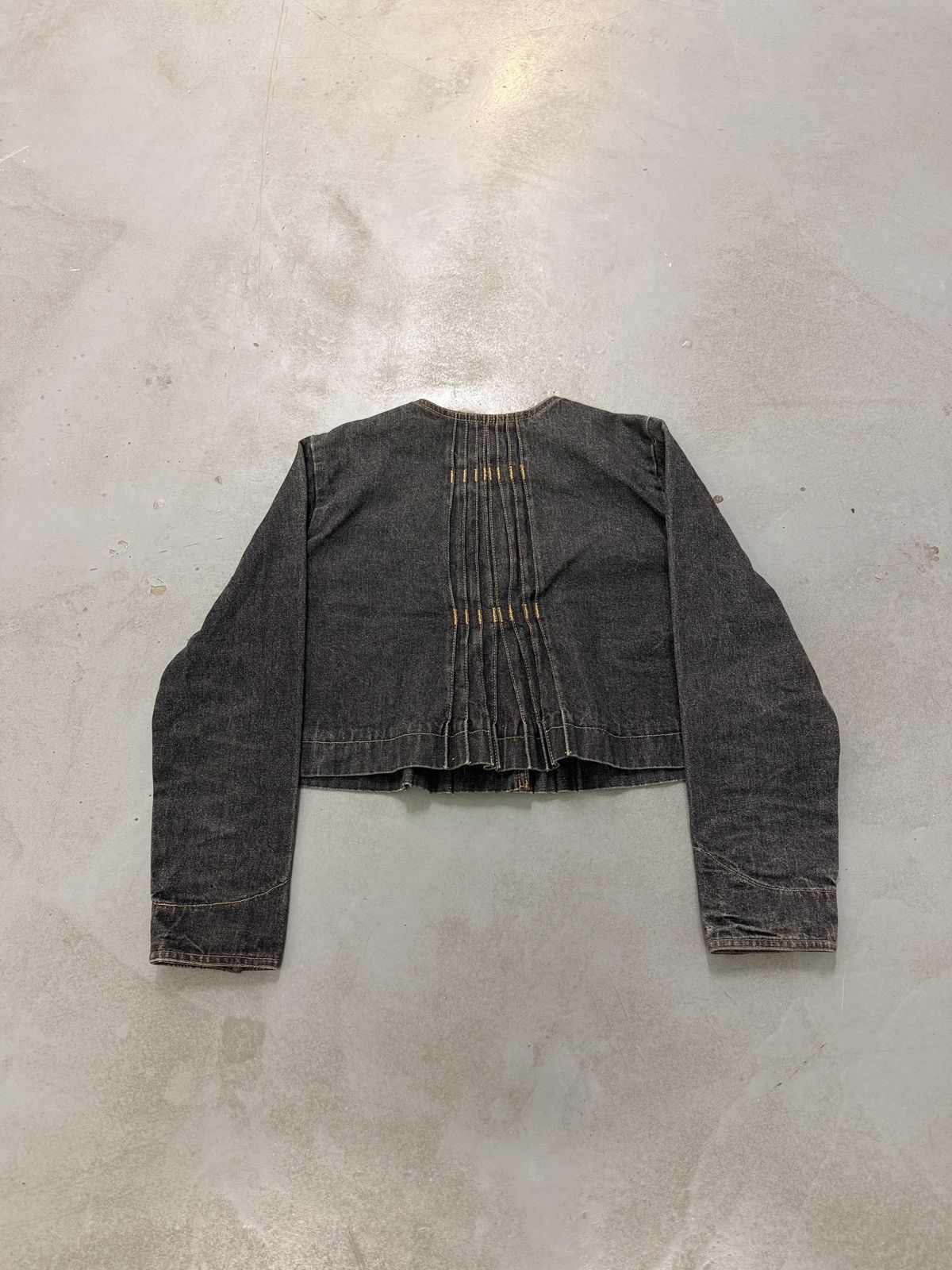 Marithe + Francois Girbaud Marithé + François Girbaud Reproduction Cropped Denim Jacket Size S / US 4 / IT 40 - 6 Thumbnail