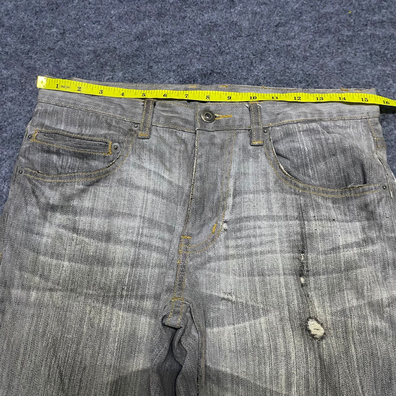 Michel Klein 💥Best Offer 💥Vintage Michael Klein Distressed Denim Size US 31 - 4 Thumbnail