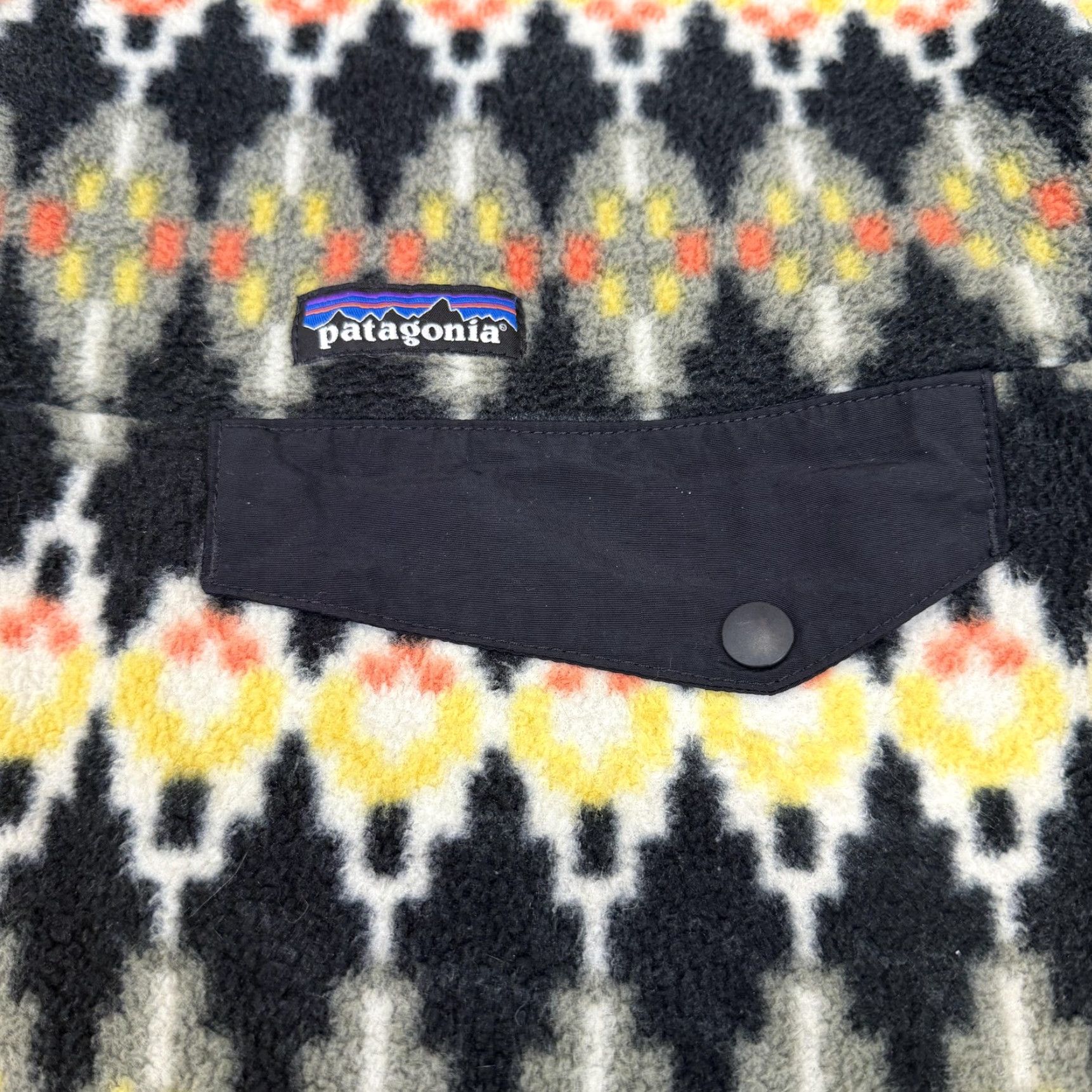 Patagonia Patagonia Synchilla Snap-T Fleece Jacket Mens Large Aztec Geometric Pullover Size US L / EU 52-54 / 3 - 7 Thumbnail