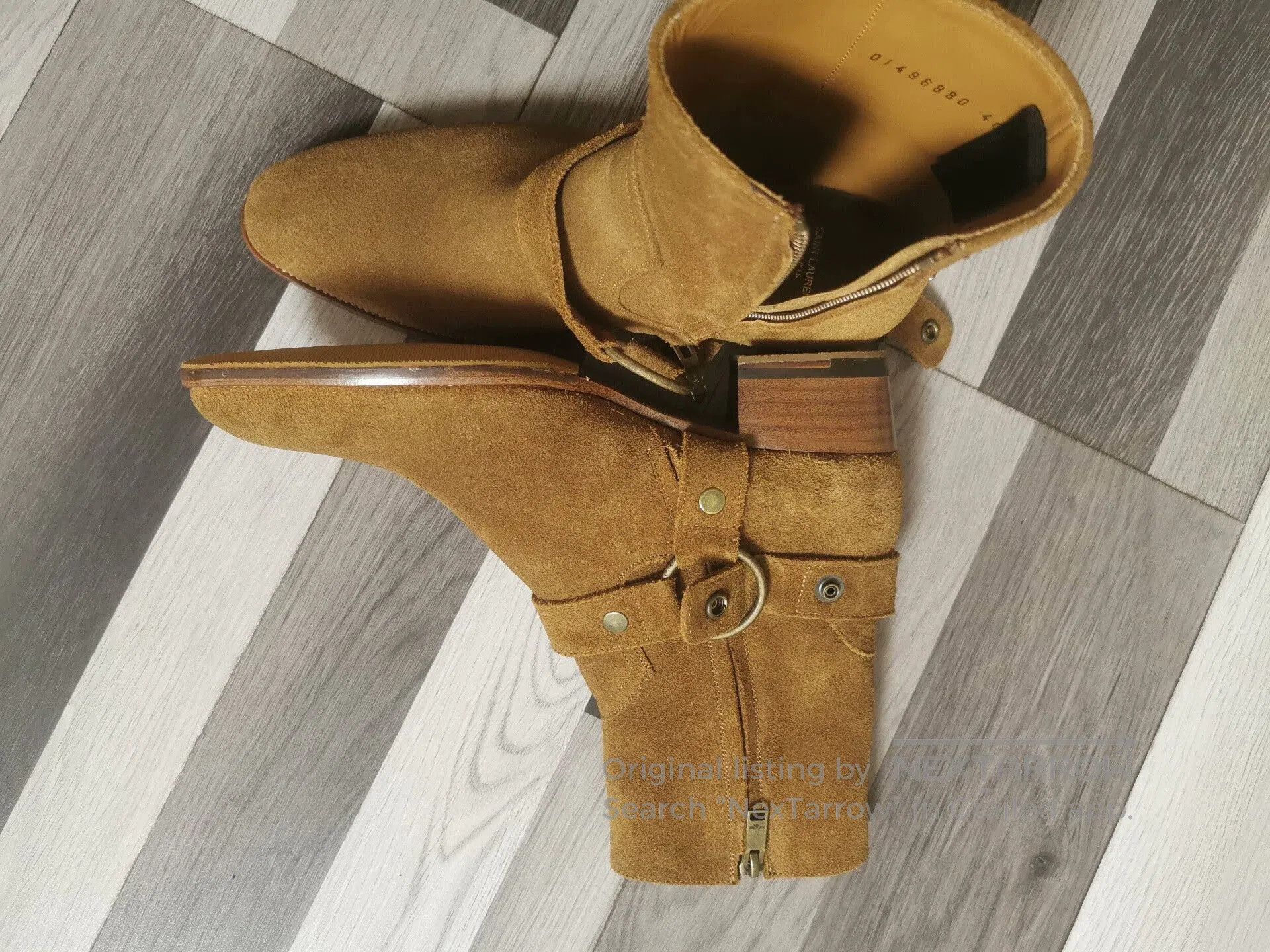 Other Classic Suede Ankle Boots with Buckle. Size US 7 / EU 40 - 5 Thumbnail