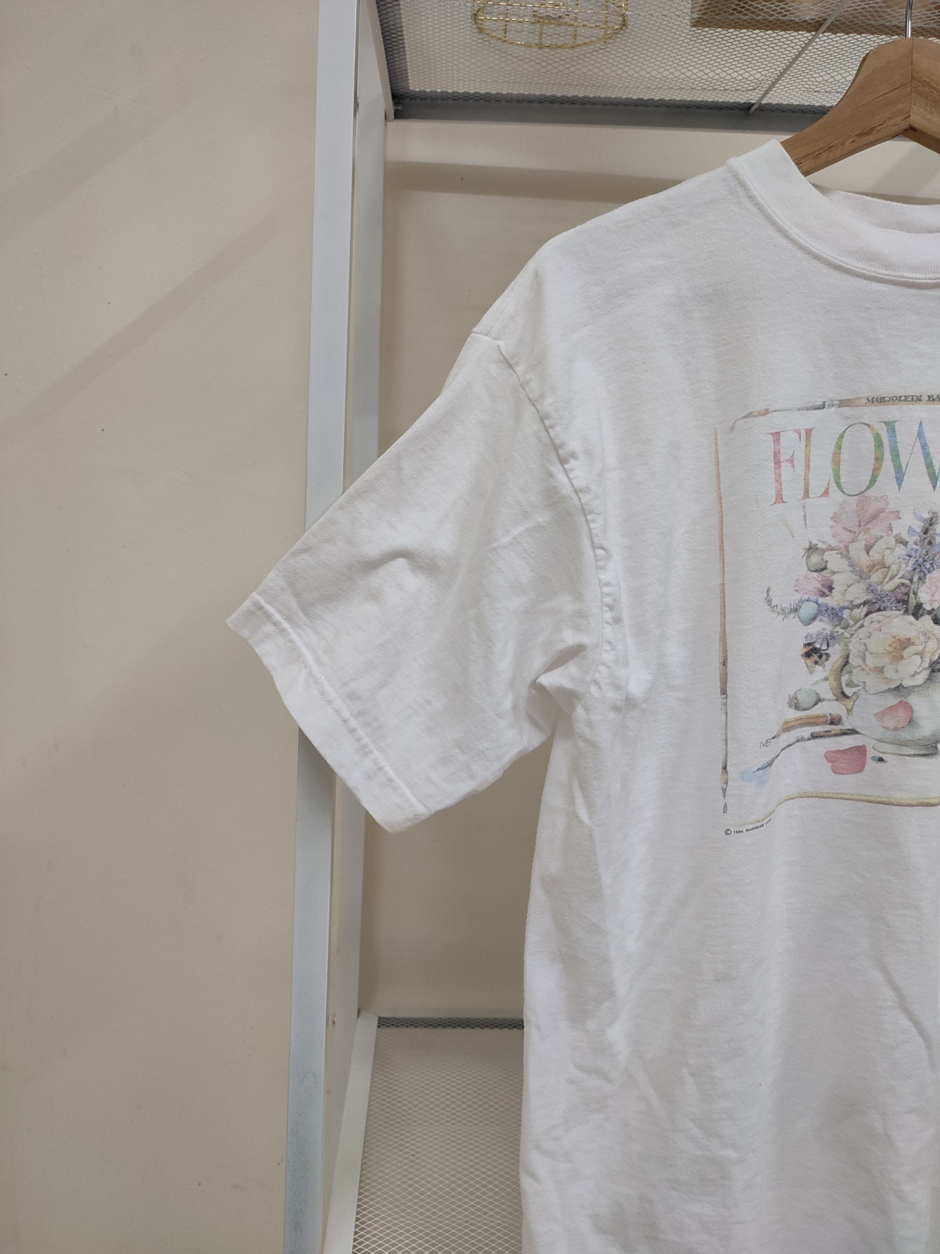 Vintage Vtg 1994 Marjolein Bastin Printed Flowers Tees Size US M / EU 48-50 / 2 - 6 Thumbnail