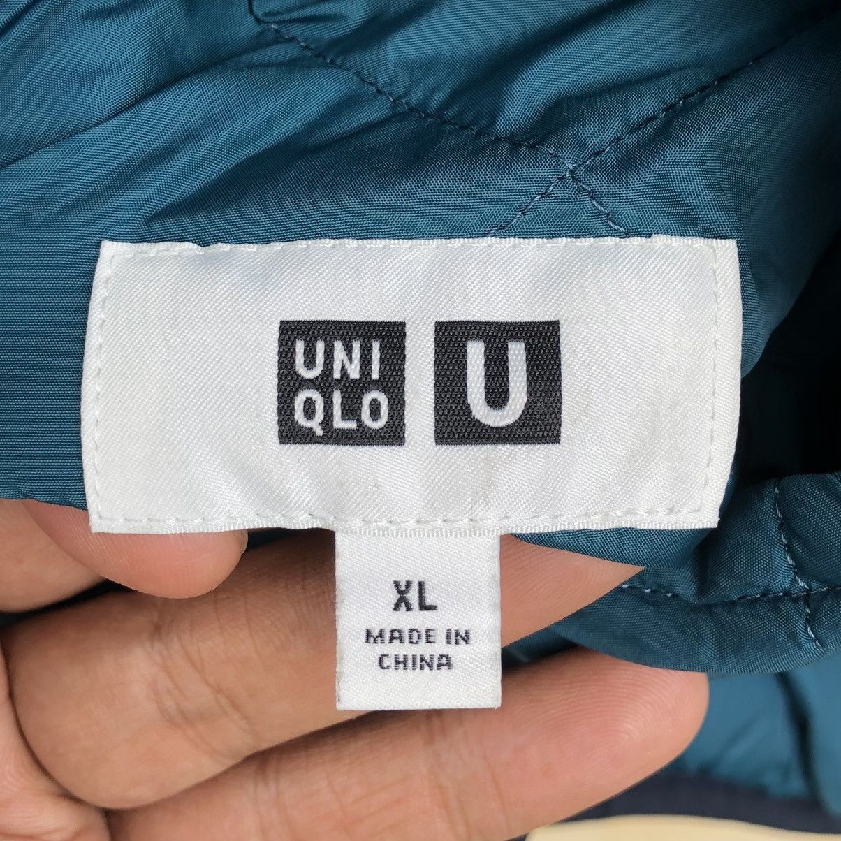Lemaire × Uniqlo UNIQLO X LEMAIRE Mens Reversible Blue / Green Quilted Jacket Size US XL / EU 56 / 4 - 17 Thumbnail