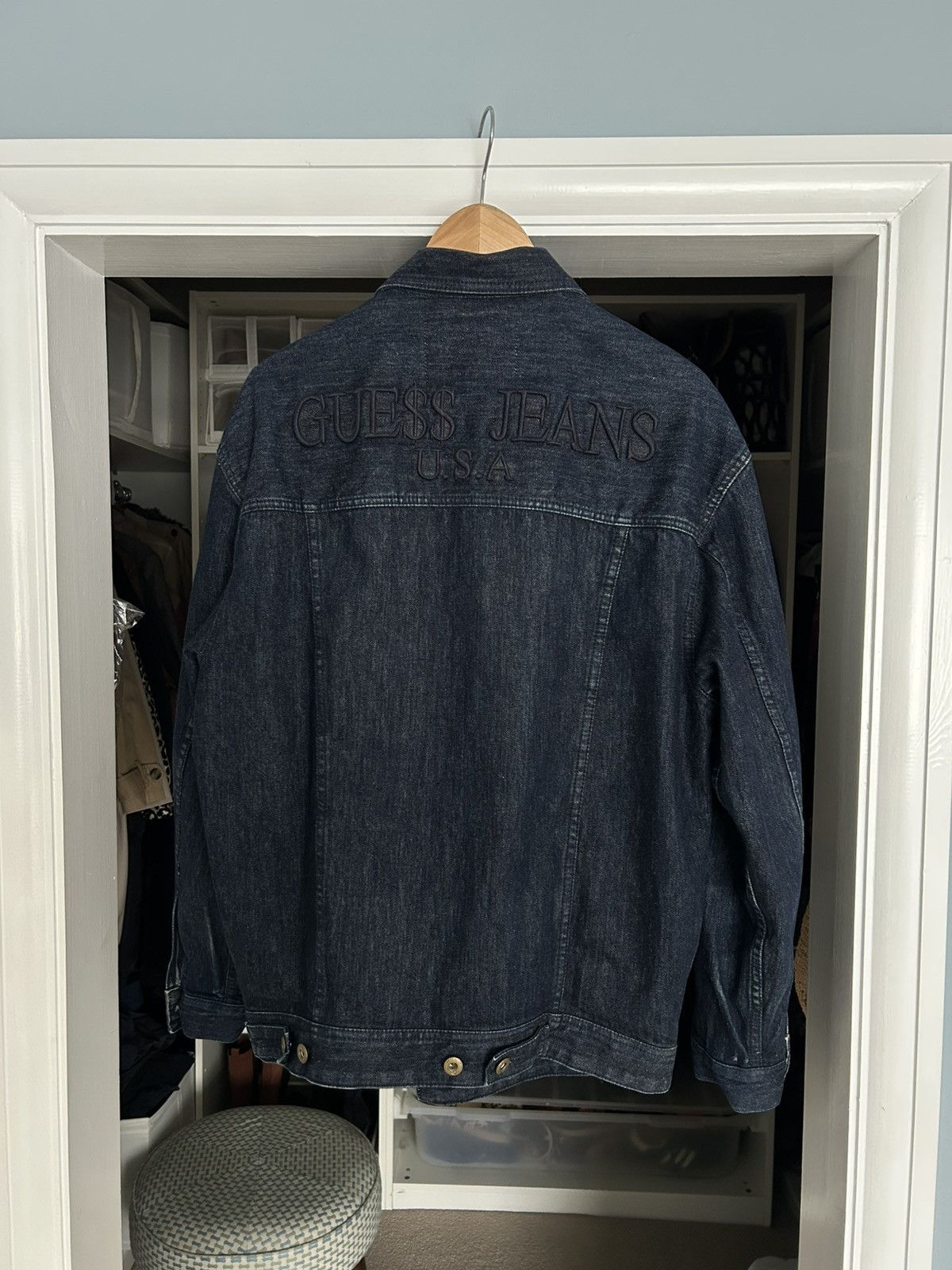 A$AP Rocky × Guess Guess x A$AP Rocky Navy Denim Jacket Size US S / EU 44-46 / 1 - 3 Thumbnail