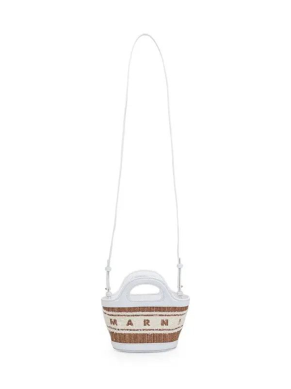 Marni o1w1db11125 Size :OS/Tropicalia Micro Bag in White Size ONE SIZE - 2 Thumbnail