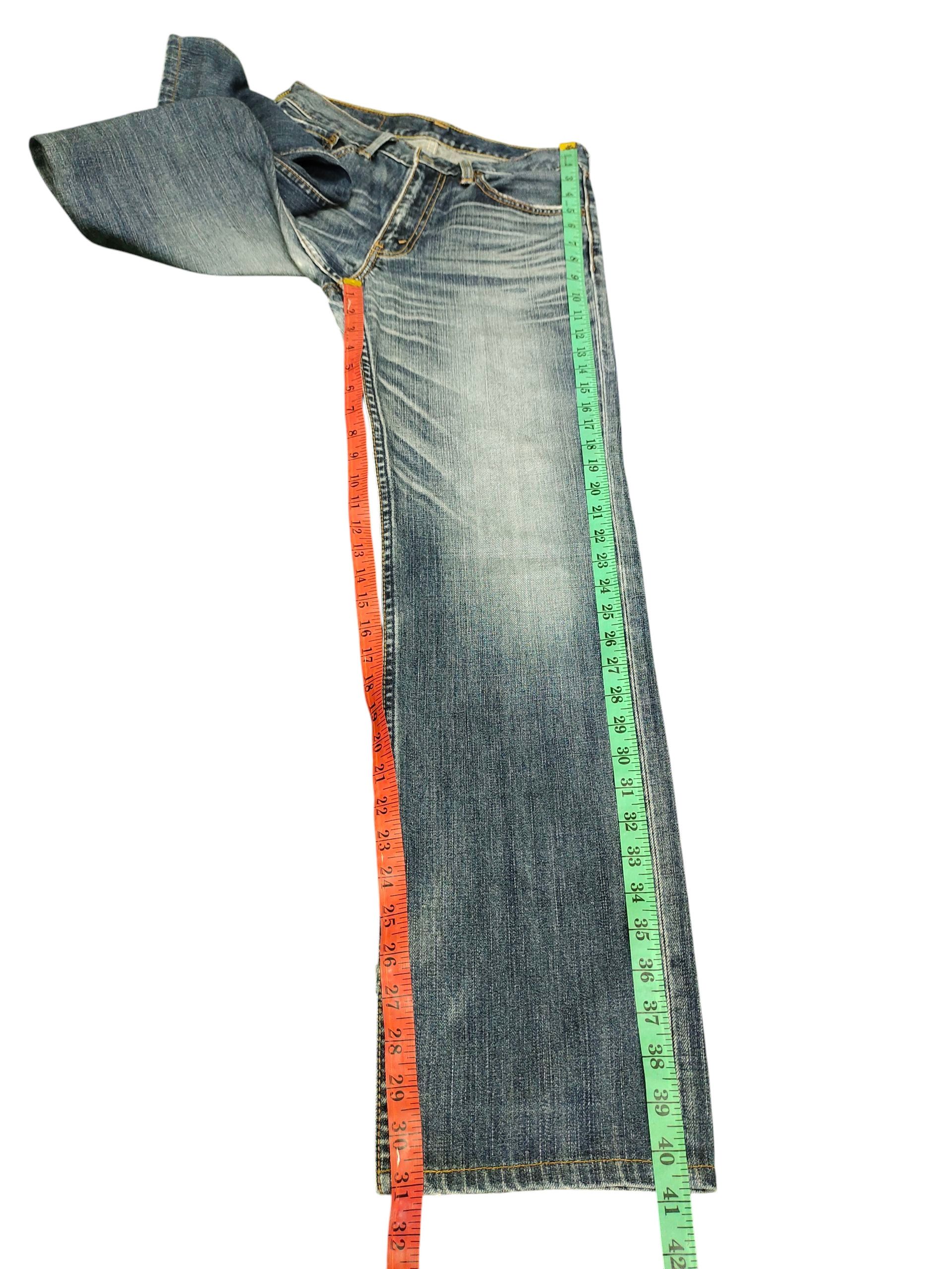 Kapital Vintage Levis 702 Clawmark Distress Faded Denim Jeans Size US 29 - 15 Thumbnail