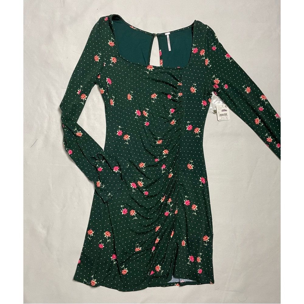 Free People NWT New $108 Free People Celia Floral Square Neck Long Slee Size S / US 4 / IT 40 - 6 Thumbnail