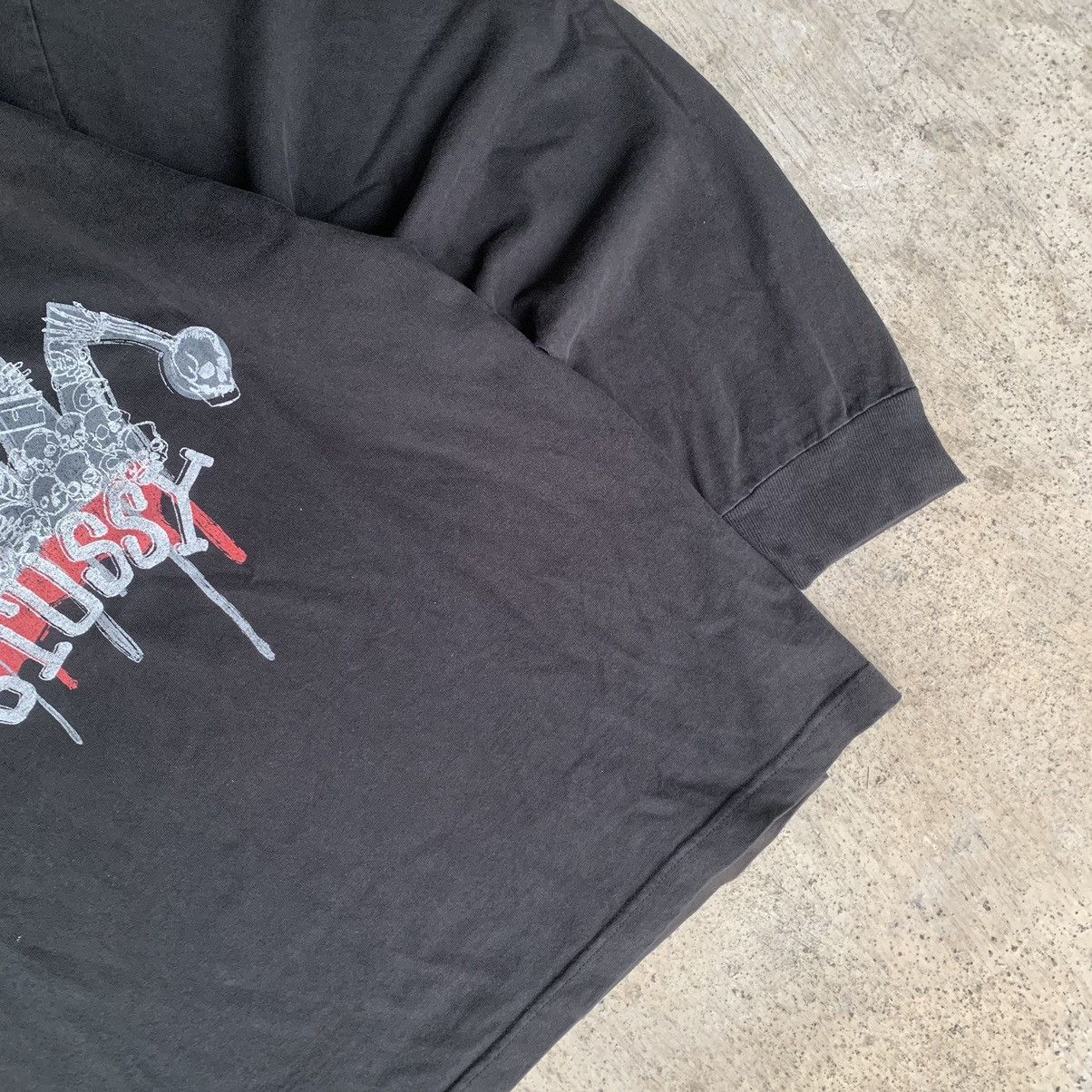 Stussy × Vintage Stussy early 00’s longshirt skullcrown front print Size US L / EU 52-54 / 3 - 7 Thumbnail