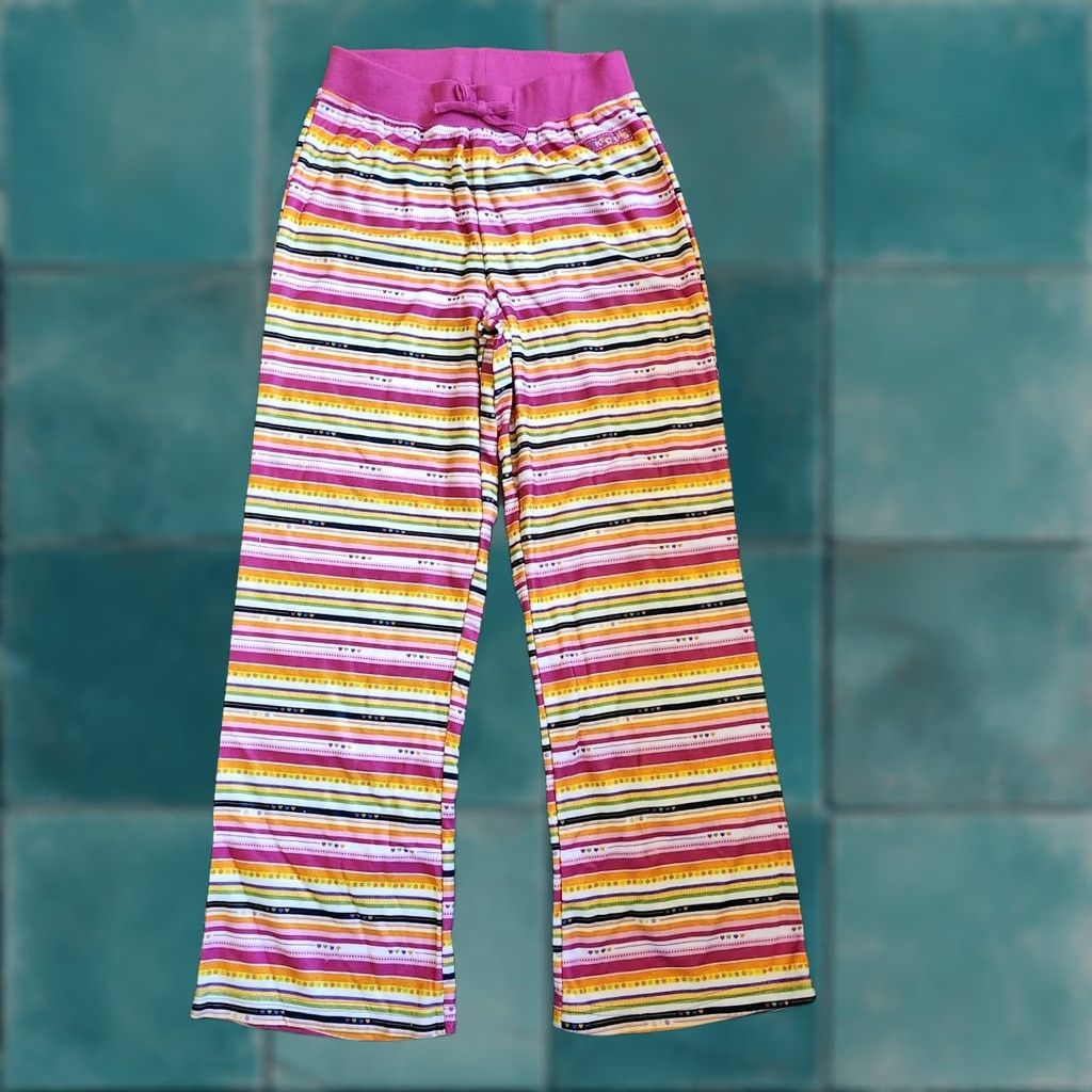 SKECHERS Skechers Sleepwear Pants Striped Multicolor - Juniors 7/8 - Women's Pajama Pants - Polyester - Machine Washable - Colorful Sleepwear Size 28" / US 6 / IT 42 - 1 Thumbnail
