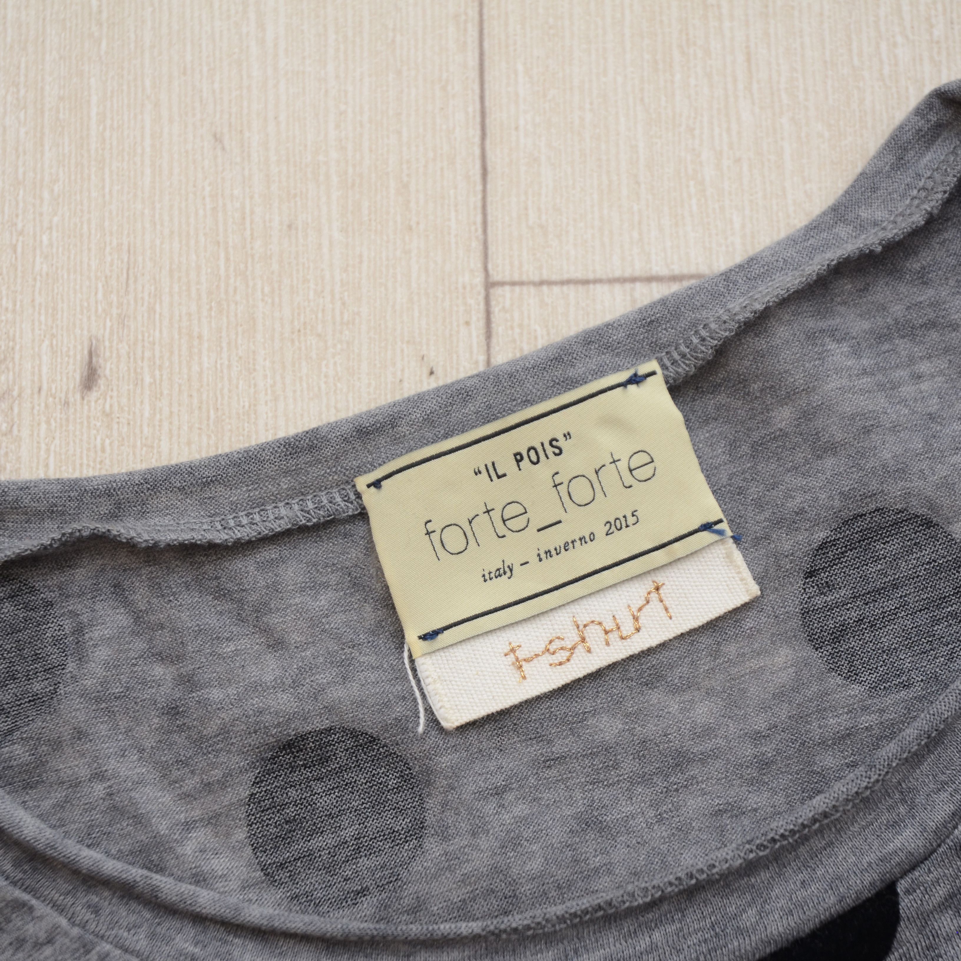 Other IL POIS forte_forte T-Shirt 100% Wool Black Chic Polka Dot Size M / US 6-8 / IT 42-44 - 7 Thumbnail