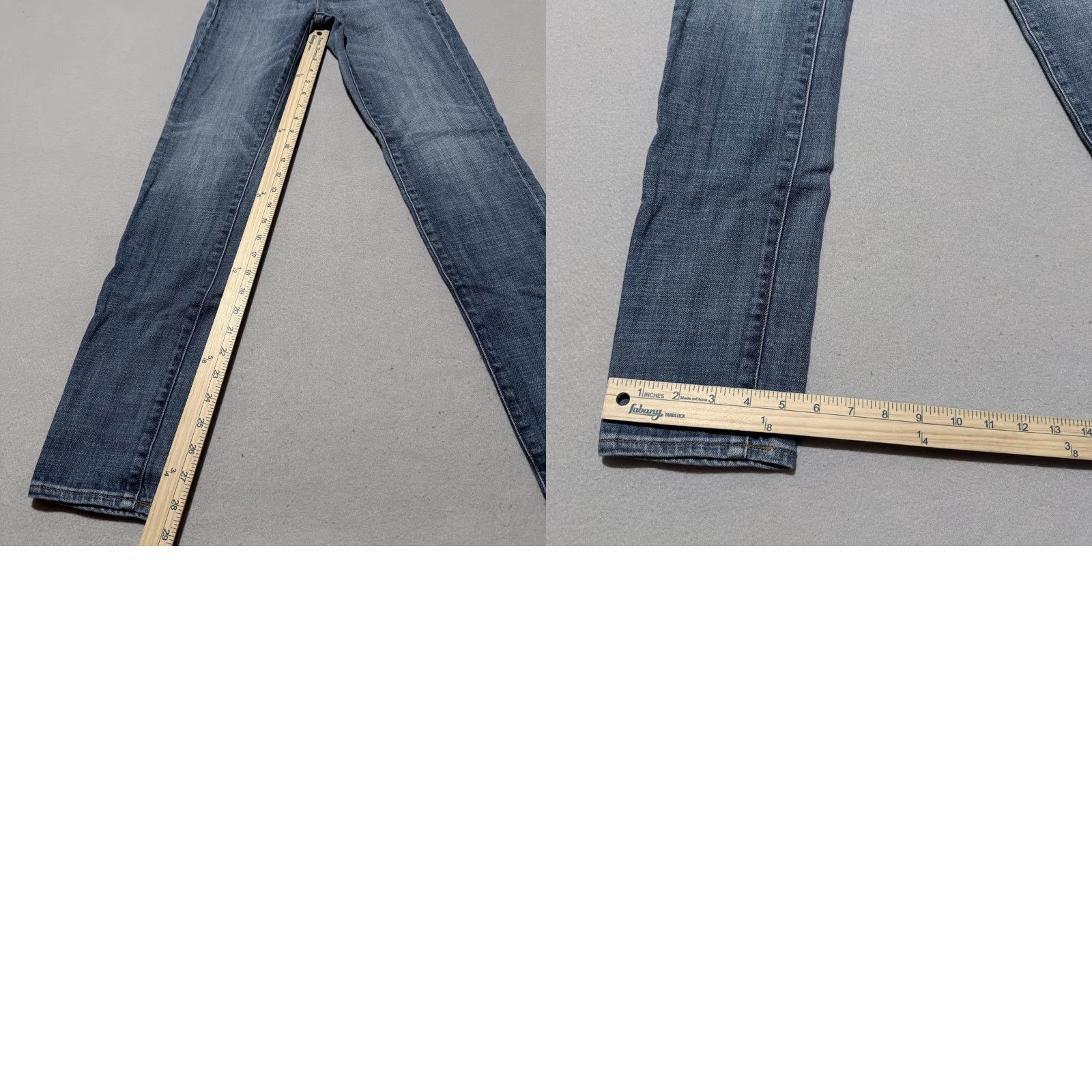 J.Crew J. Crew Jeans Blue Denim Stretch Pockets Low Rise Skinny Zip Fly 24 Women Jeans Size 42" / US 20 - 9 Thumbnail