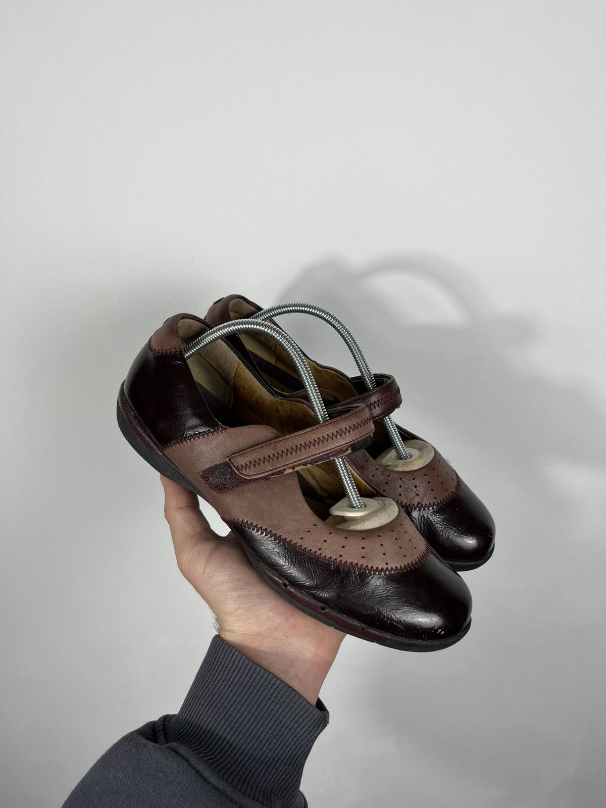 Clarks Clarks Mary Jane Leather Shoes Brown Strap Women EU 39 US 8 Size US 8 / IT 38 - 11 Thumbnail
