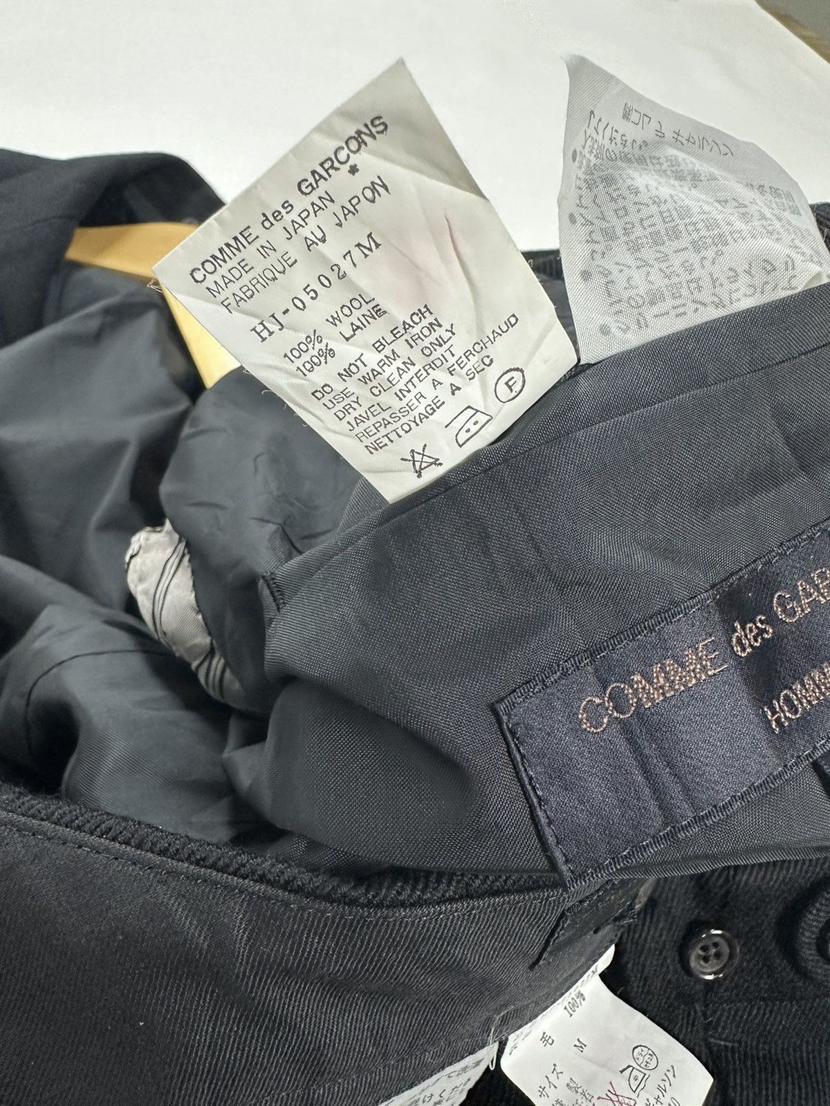 Comme des Garcons Archives Comme Des Garçons Wool Suit Blazers and Pants Size 38R - 24 Thumbnail