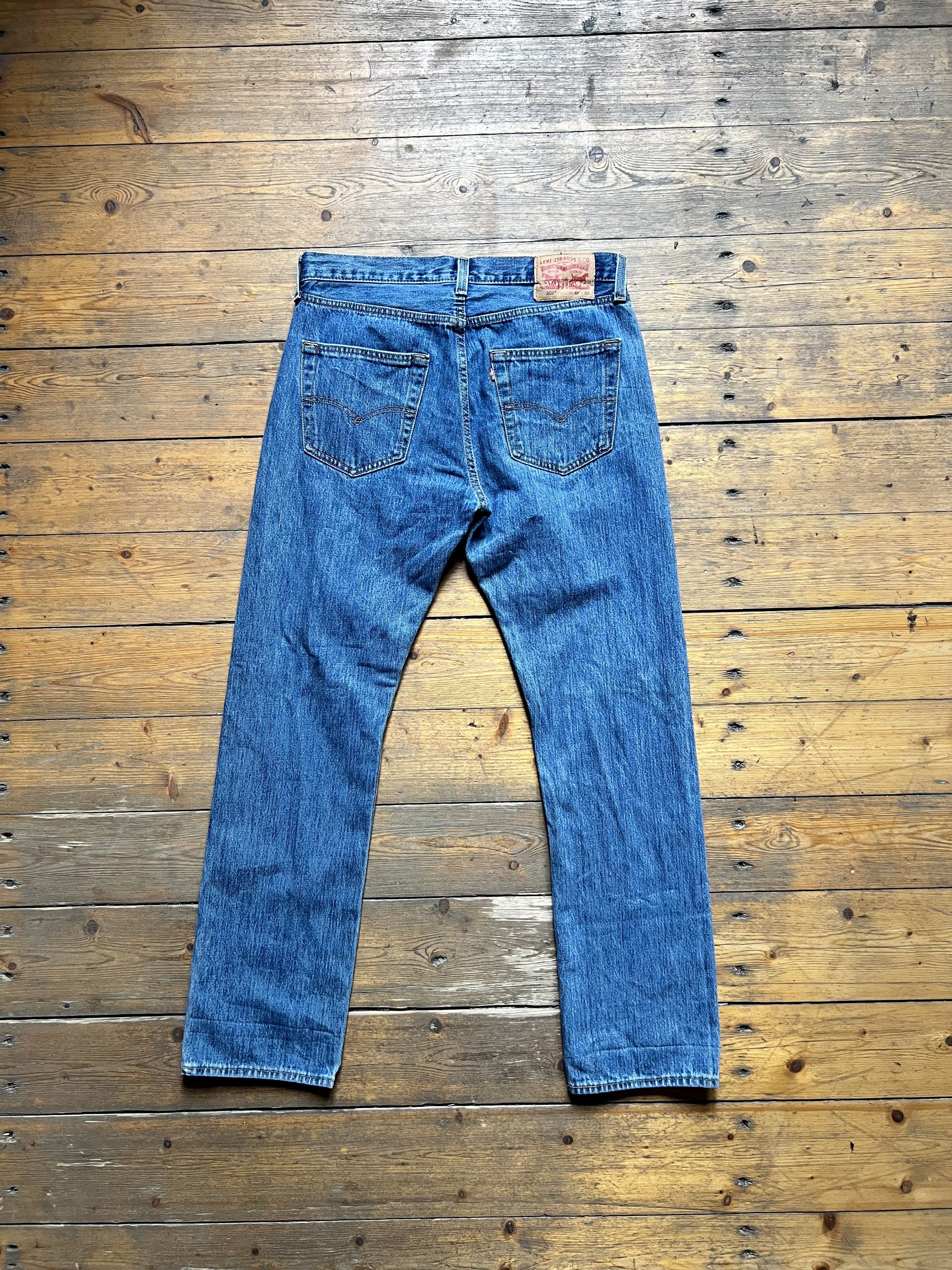 Levi's Levis Basic 501 Straight Denim Jeans Pants Size US 32 / EU 48 - 6 Thumbnail