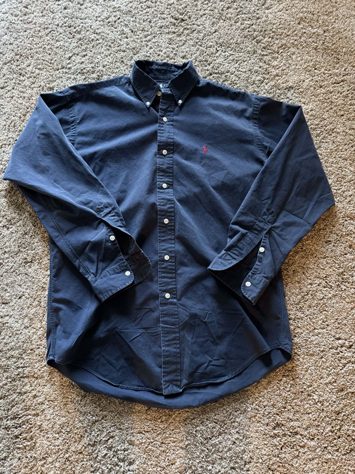 Polo Ralph Lauren Polo Ralph Lauren Navy shirt Size US XL / EU 56 / 4 - 1 Thumbnail