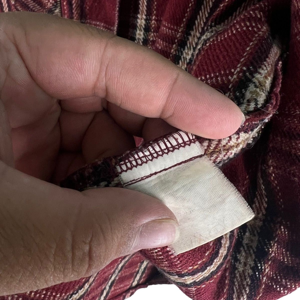 Flannel 🔥90’s Vtg Flannel Jacket Wool Visby Issey Miyake Japan Size US M / EU 48-50 / 2 - 11 Thumbnail