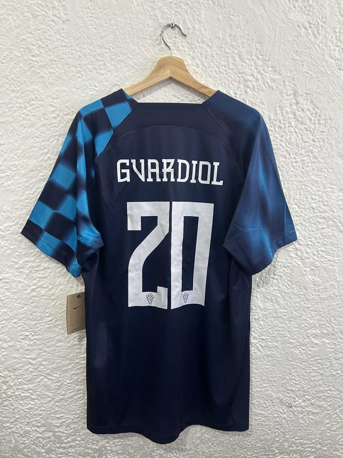 image of Fifa World Cup x Nike 2022 World Cup Joško Gvardiol Nike Croatia Away Kit in Navy, Men's (Size XL)