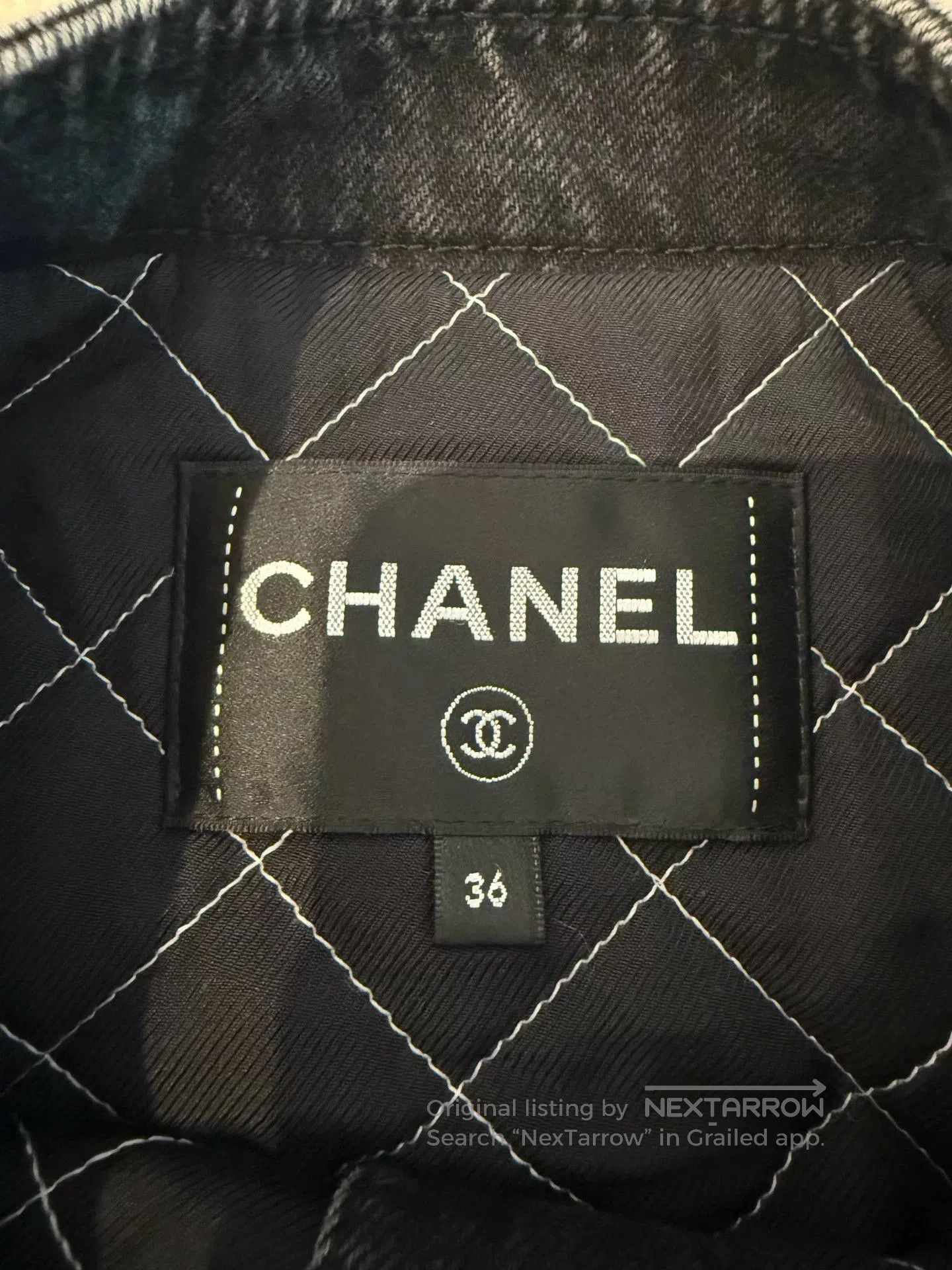 Chanel Chanel Denim Four-Pocket Jacket. Size US S / EU 44-46 / 1 - 3 Thumbnail