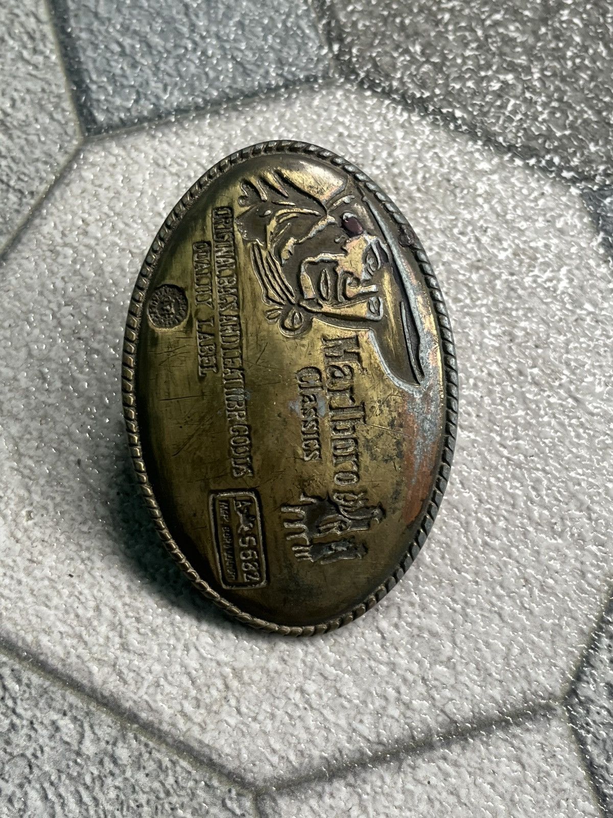 Marlboro Buckle Vintage Marlboro Size ONE SIZE - 4 Thumbnail