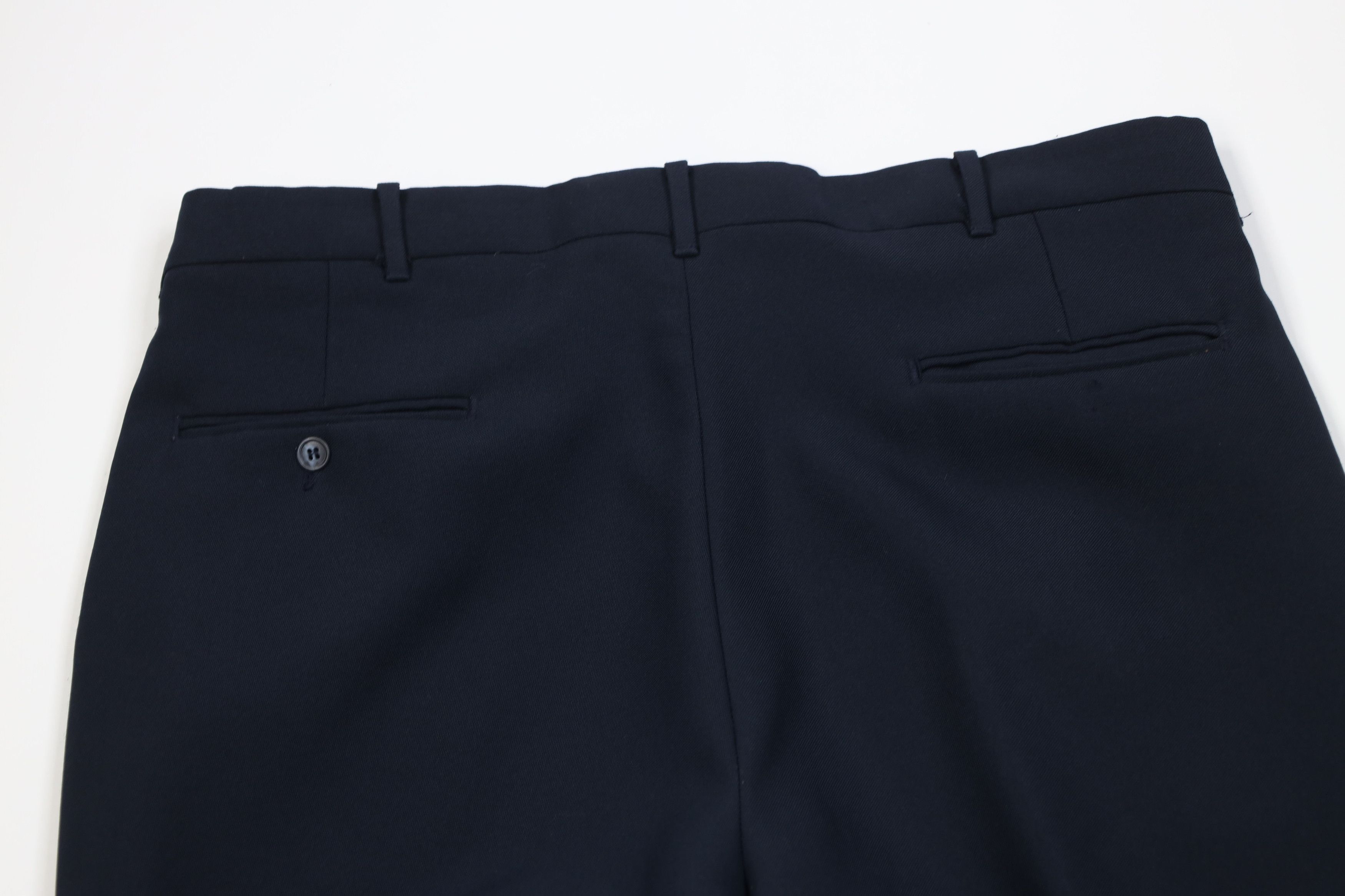 Vintage Vintage 70s Streetwear Flared Wide Leg Chino Pants Blue USA Size US 38 / EU 54 - 11 Thumbnail
