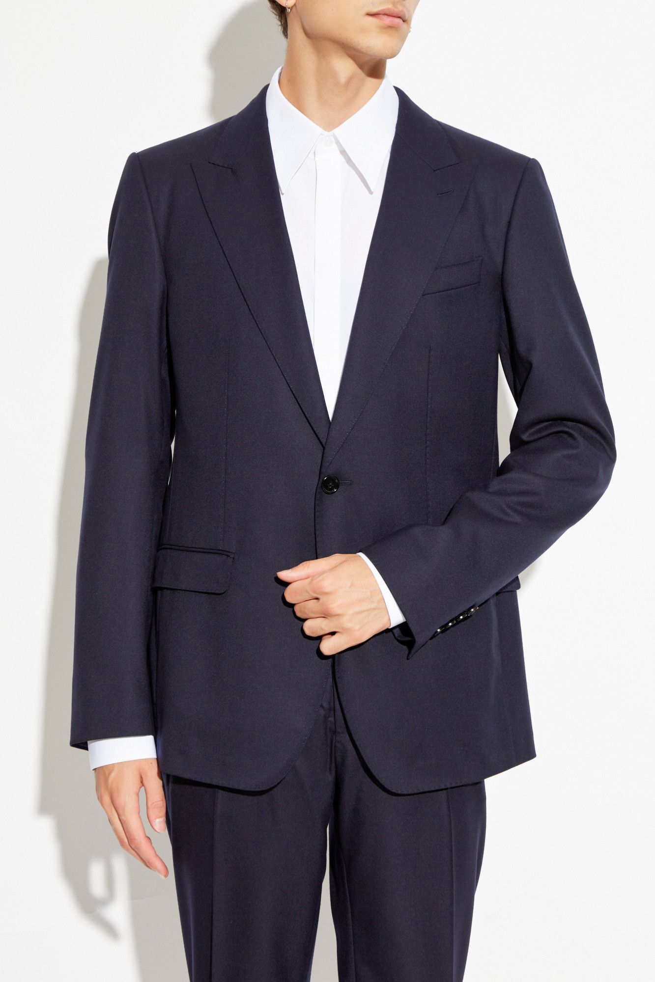 Dolce & Gabbana o1s22i1n0225 Single-breasted Jacket in Blue Size US L / EU 52-54 / 3 - 3 Thumbnail