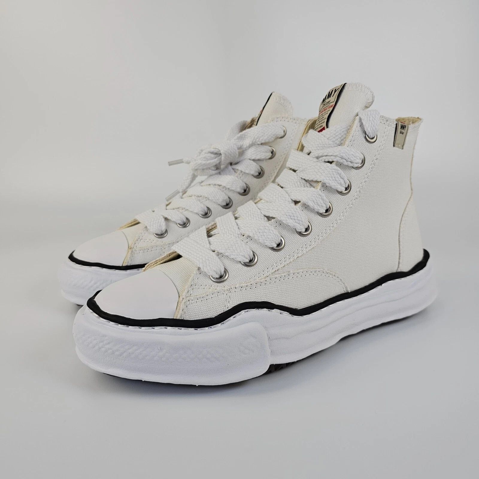 MIHARAYASUHIRO Peterson Men's White High Top Shoes New