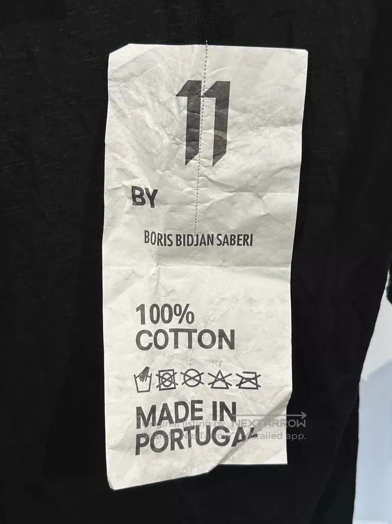 Boris Bidjan Saberi Boris Bidjan Saberi Size S 11by bbs cotton short sleeve t-s Size US S / EU 44-46 / 1 - 6 Thumbnail