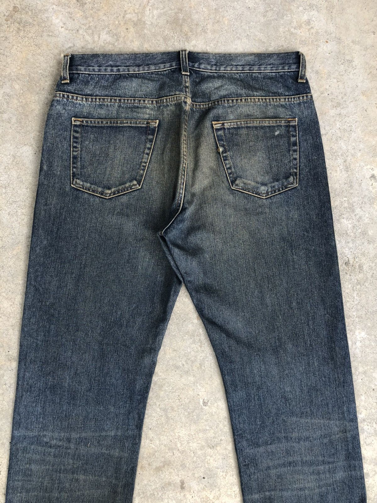 Tom Ford Gucci Embroidered Logo Staright Cut Distressed Denim Size US 34 / EU 50 - 8 Thumbnail