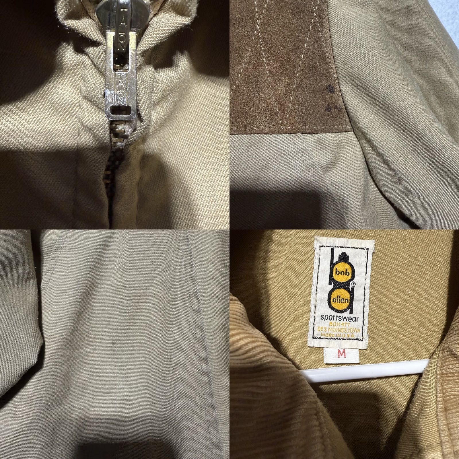 Vintage VINTAGE Bob Allen Jacket Safari Trench Coat Men’s M Beige Canvas Cotton Blend Belted Pockets 70s Outdoor Size US M / EU 48-50 / 2 - 8 Thumbnail