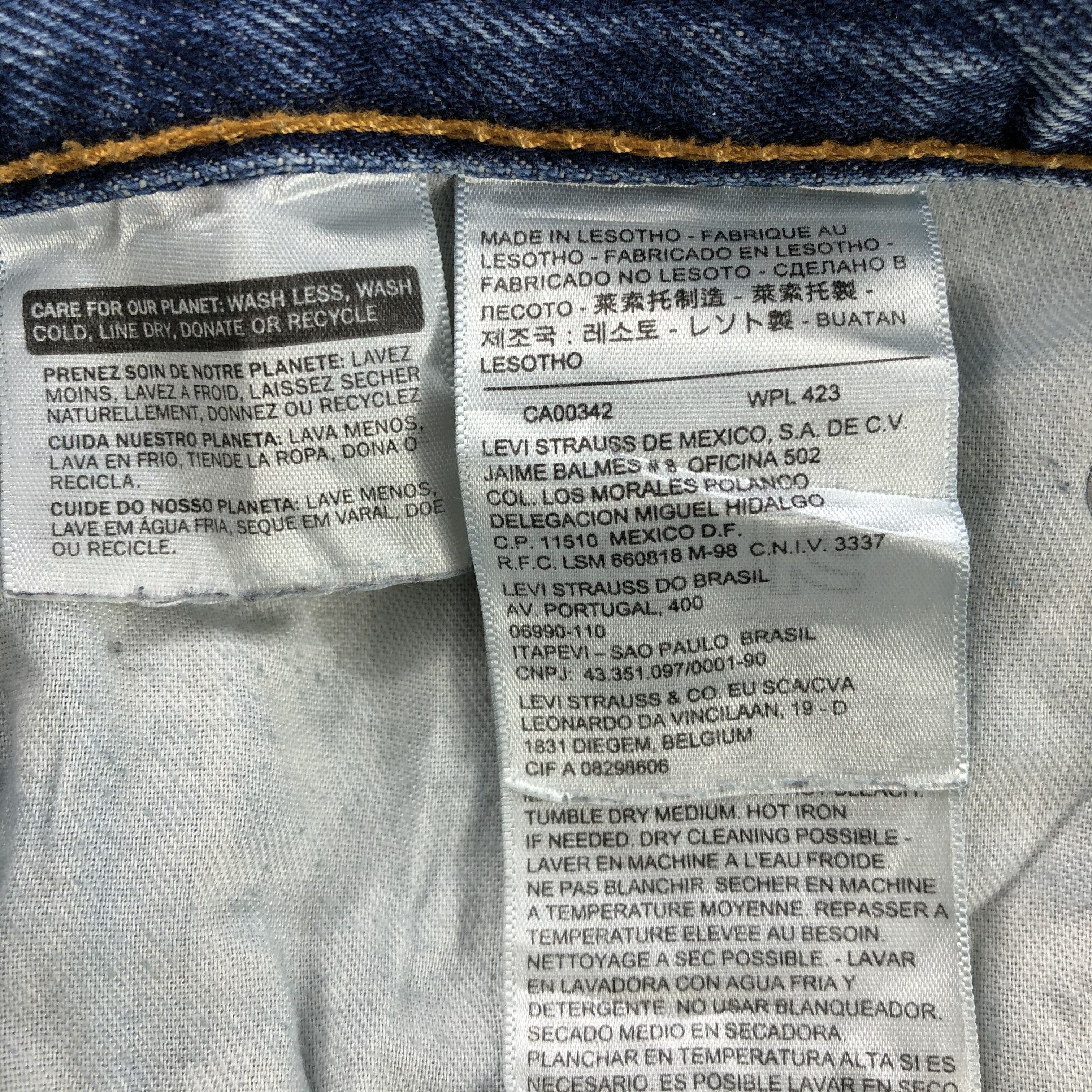 Levi's × Vintage Vintage Blue Wash Levis 505 Jeans-JM2873 Size US 39 - 13 Thumbnail