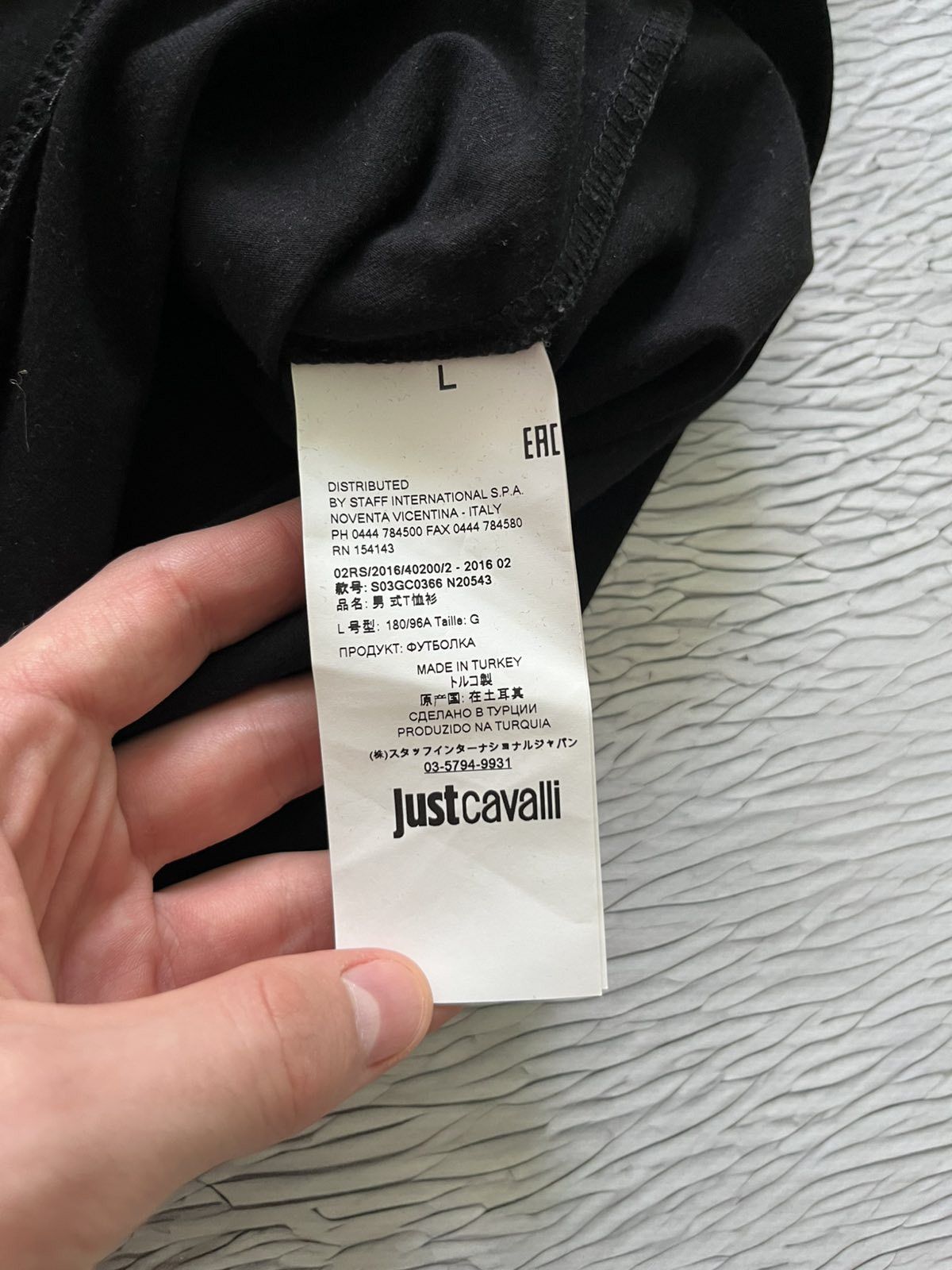 Just Cavalli Just Cavalli Luxury T-Shirt Italian Desinger Black Size US L / EU 52-54 / 3 - 6 Thumbnail