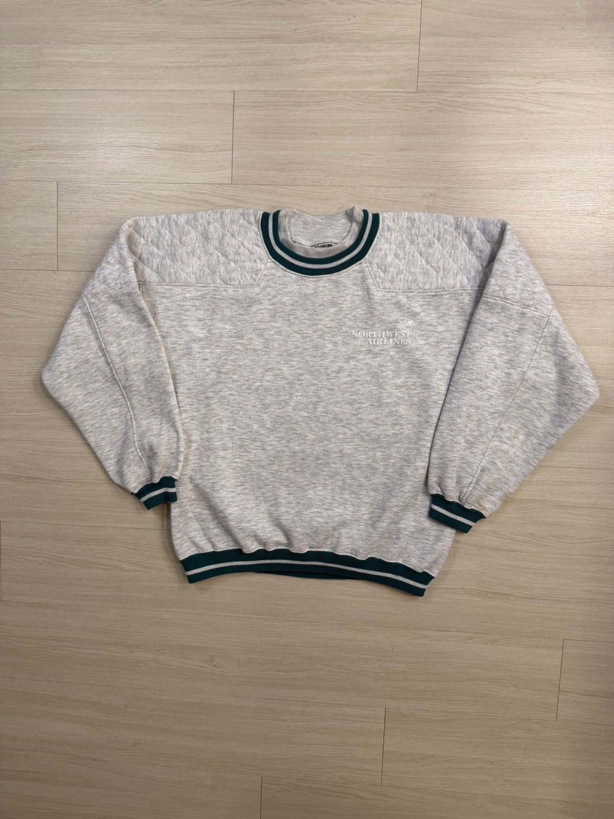 Gear for Sports 90’s Northwest Airlines Double Collar Crewneck Sweatshirt Size US S / EU 44-46 / 1 - 1 Thumbnail