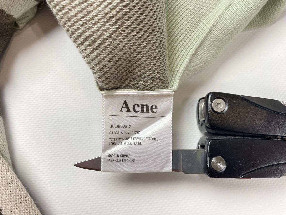 Acne Studios Acne Studios Sweater Lia Camo Wool Women's Long Sleeve Size M / US 6-8 / IT 42-44 - 6 Thumbnail