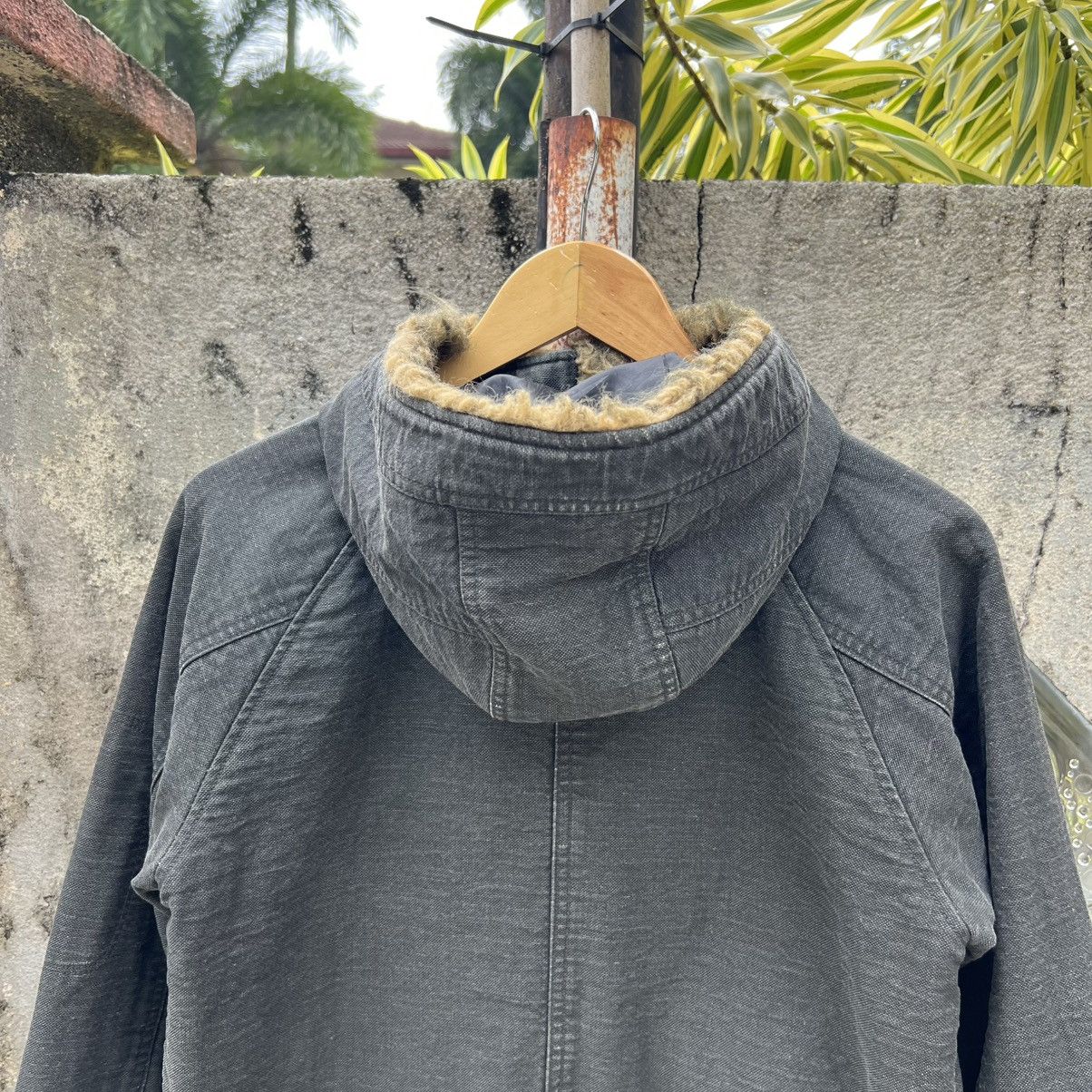 Japanese Brand “JAPANESE BRAND” GREY ZIP UP FUR HOODED JACKET Size US M / EU 48-50 / 2 - 11 Thumbnail