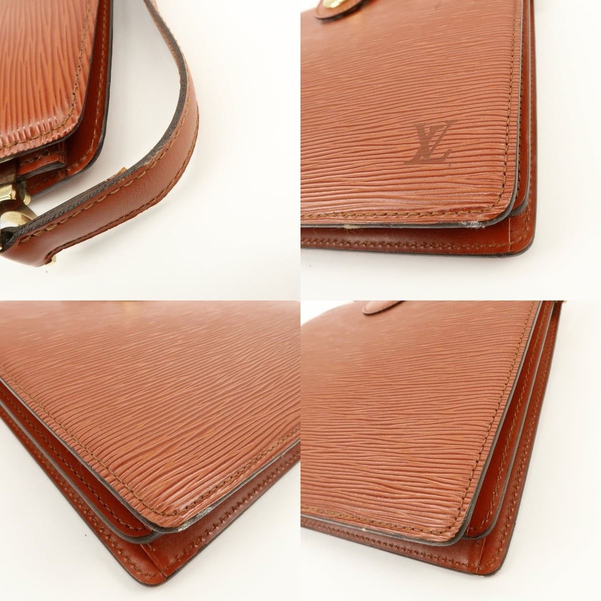 Louis Vuitton Louis Vuitton Epi Capucines Shoulder Bag Brown Size ONE SIZE - 5 Thumbnail