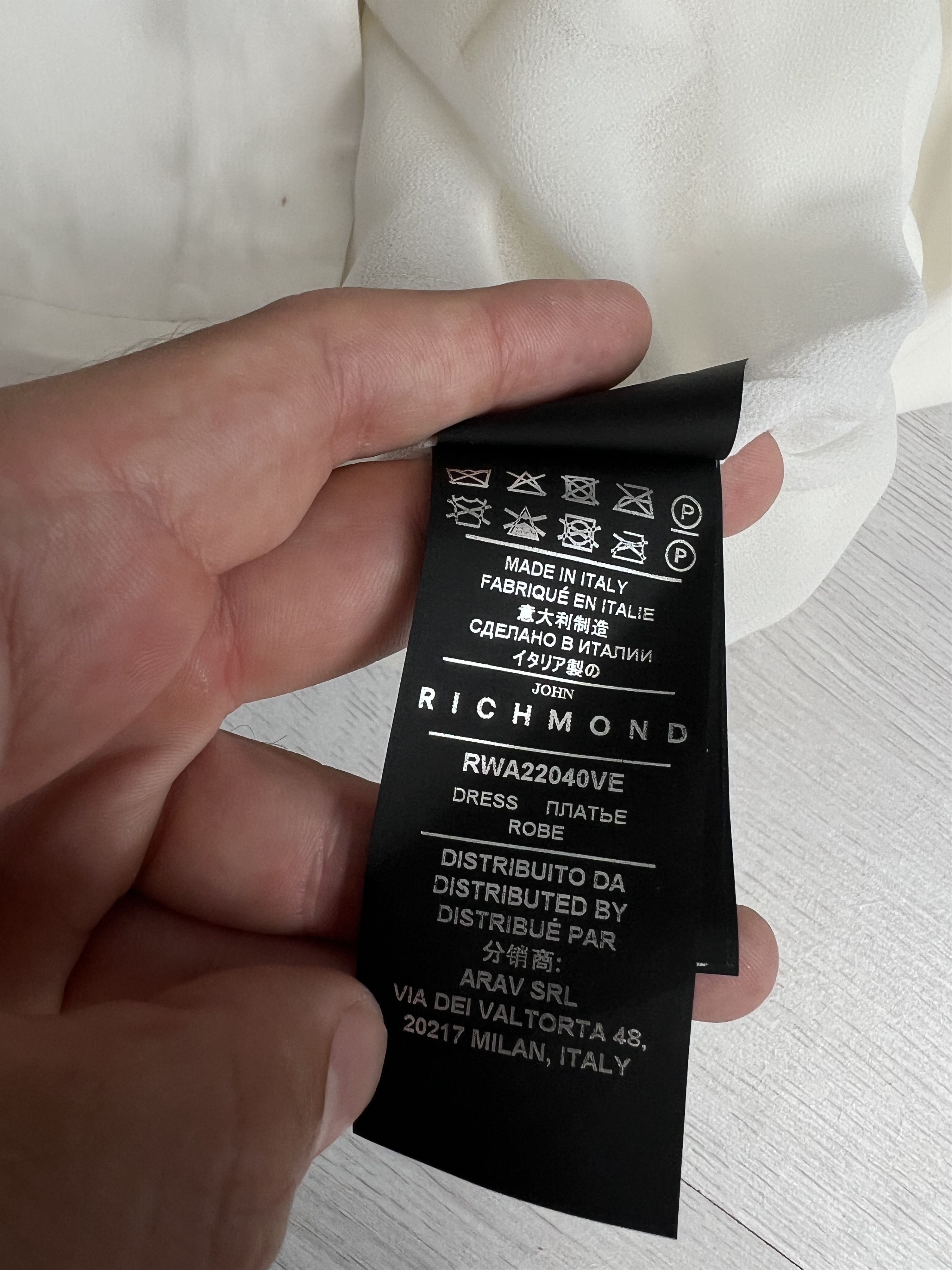 Richmond Denim JOHN RICHMOND White tech fabric dress Size S / US 4 / IT 40 - 8 Thumbnail