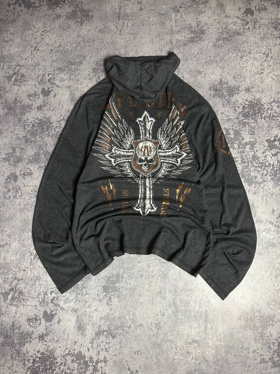 Affliction Crazy rare cyber y2k affliction longsleeve shirt Size US M / EU 48-50 / 2 - 1 Thumbnail